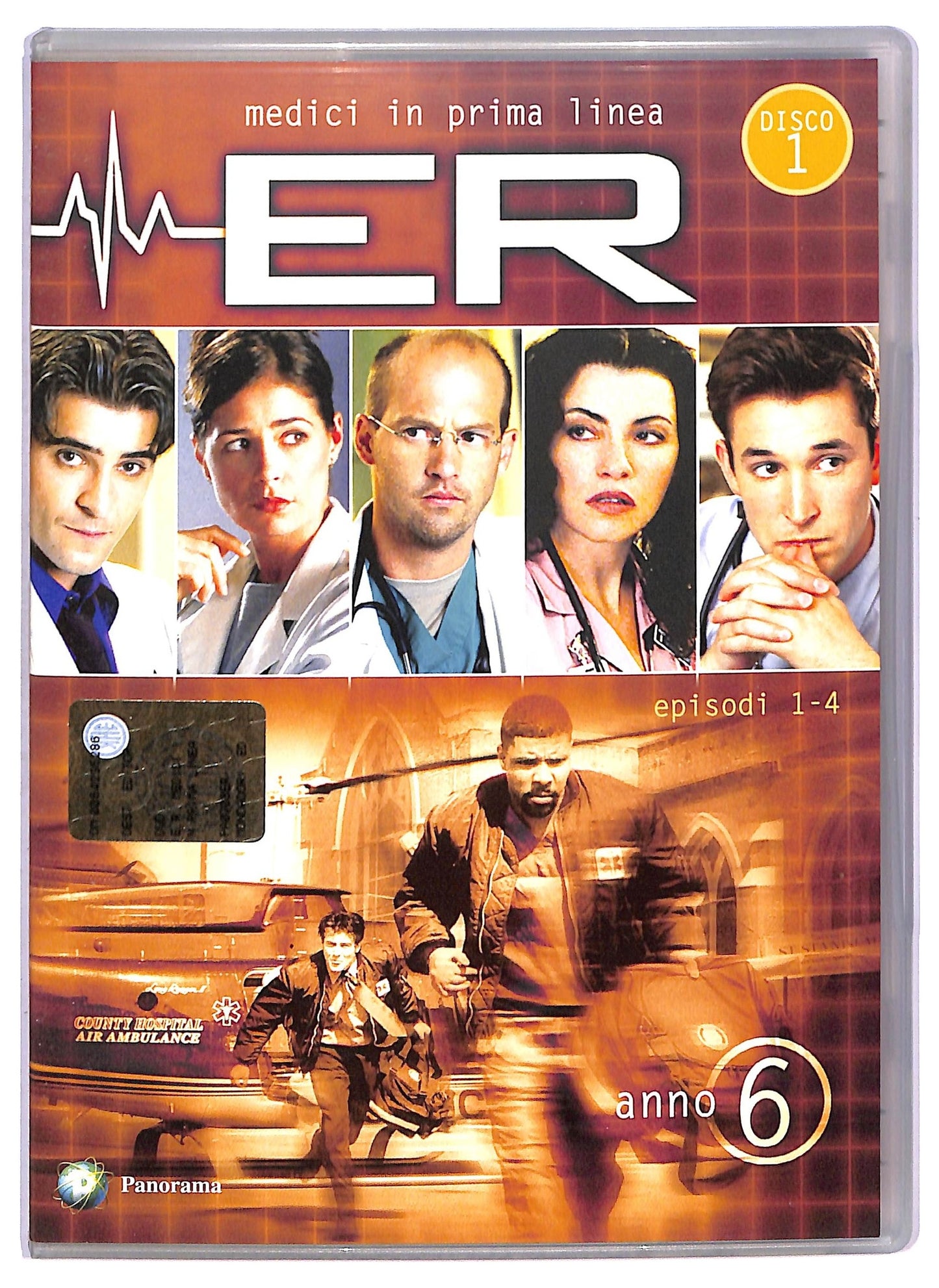 EBOND ER Medici In Prima Linea Disco 1 Anno 6 Epis.1-4 EDITORIALE DVD D753422