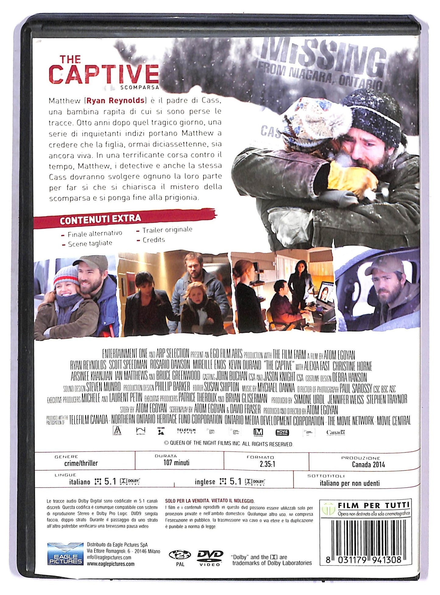 EBOND The Captive - Scomparsa DVD D753442