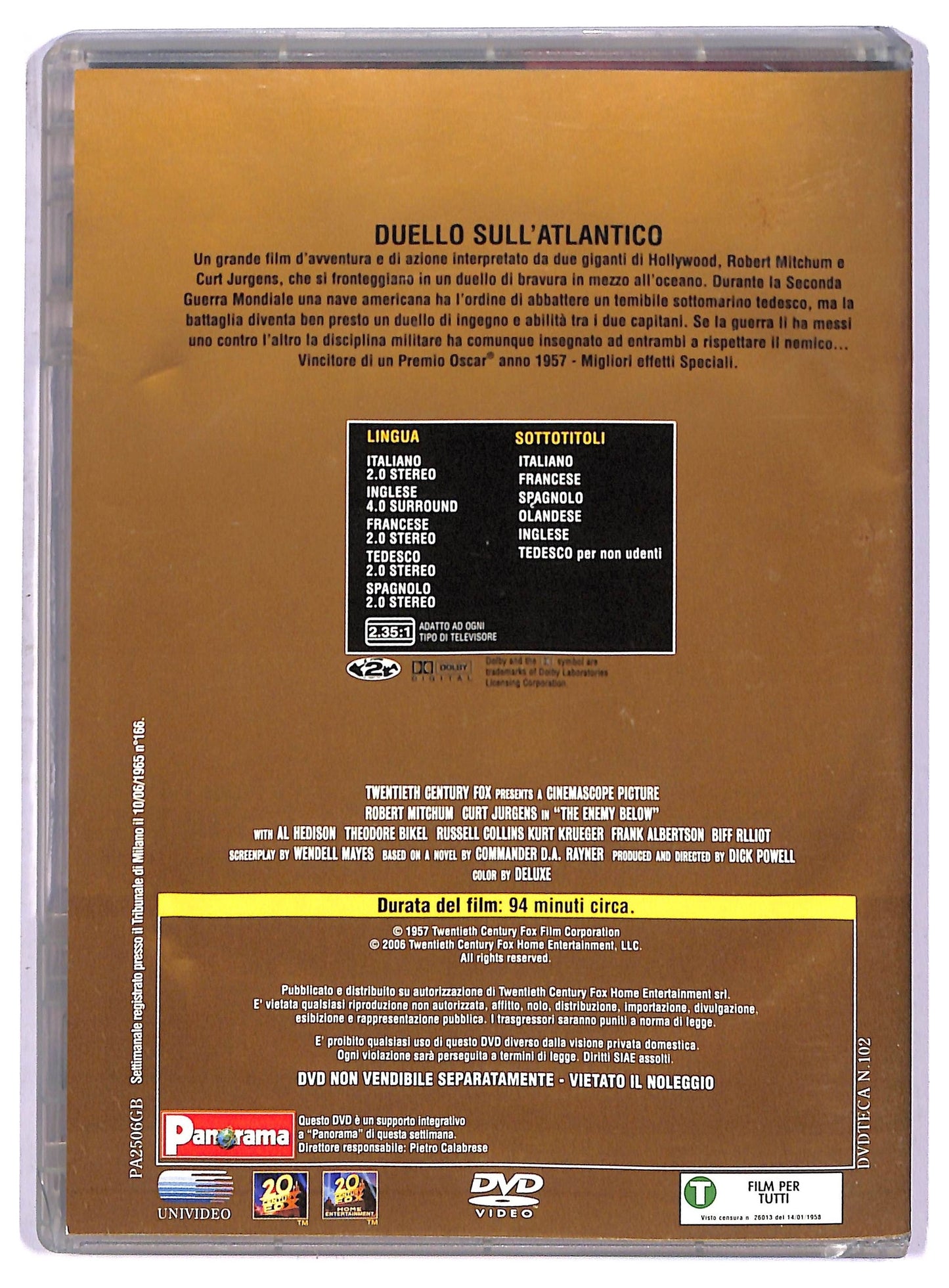 EBOND Duello Sull'Atlantico  EDITORIALE DVD D753457
