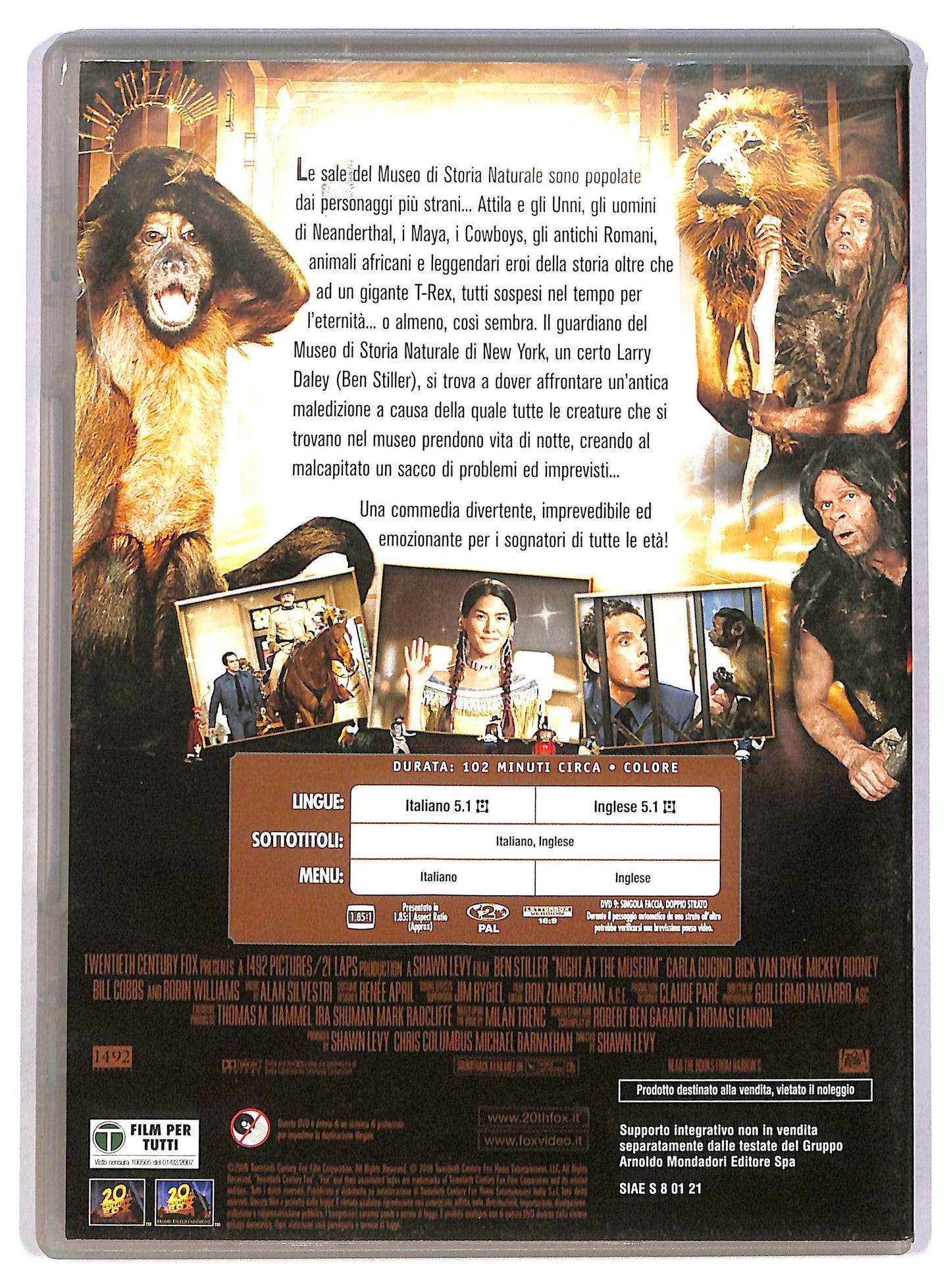EBOND Una notte al museo EDITORIALE DVD D753616