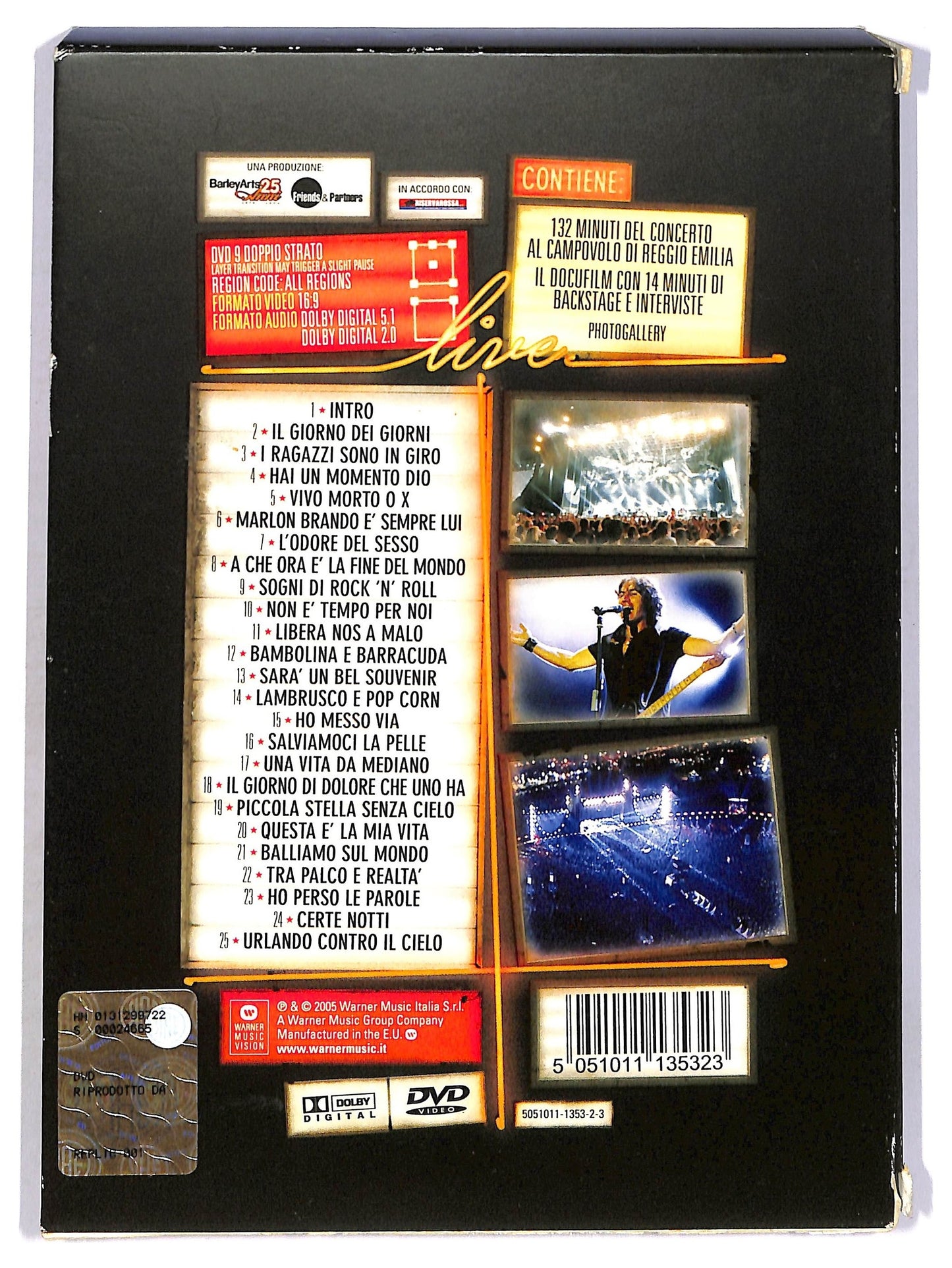 EBOND Ligabue. Campovolo DVD D753735