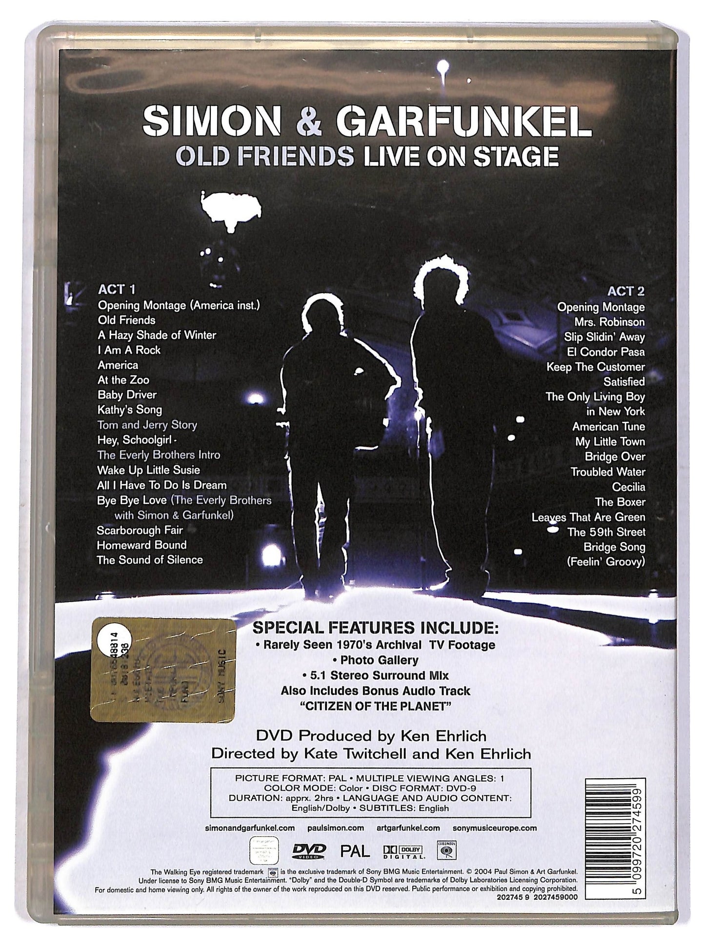 EBOND Old Friends Live On Stage DVD D753747