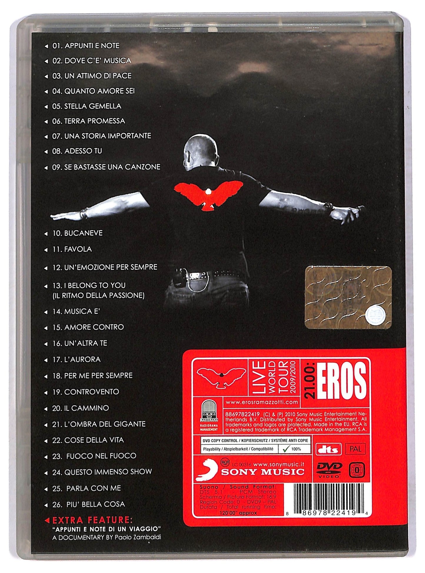 EBOND 2100 Eros Live World Tour 2009 - 20 DVD D753752