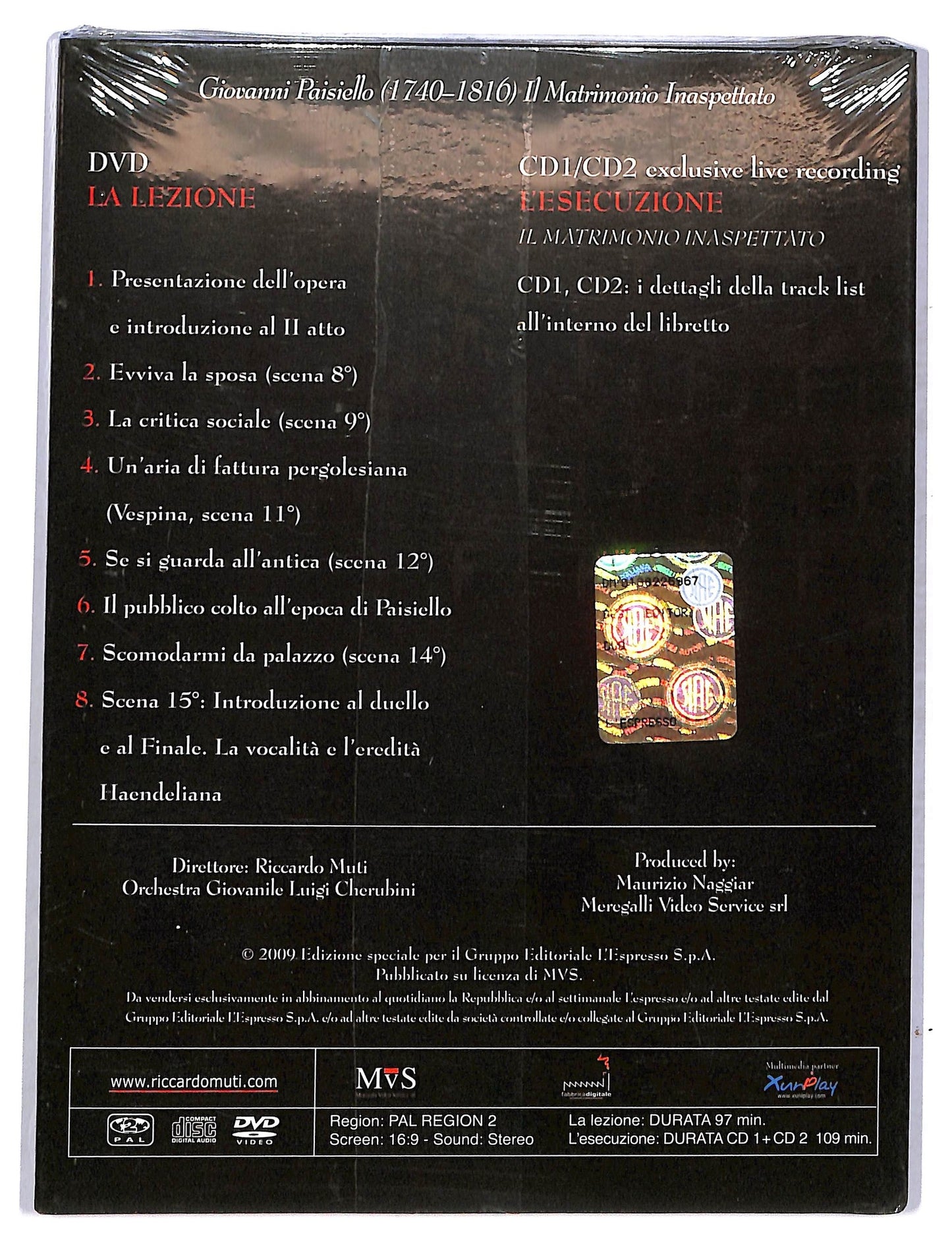 EBOND Riccardo Muti Lezioni In Concerto EDITORIALE DVD + CD D753833