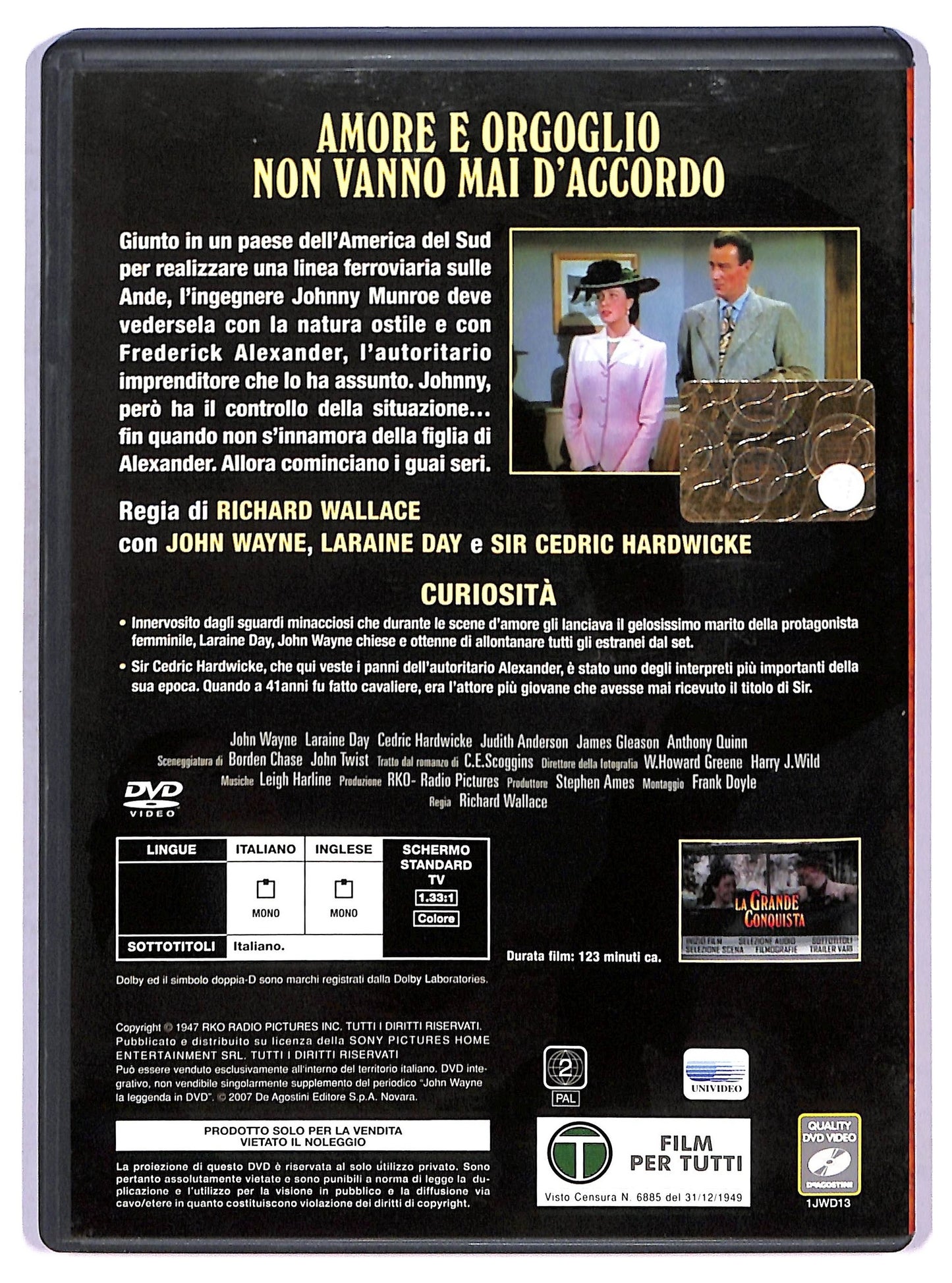 EBOND La grande conquista EDITORIALE DVD D753912