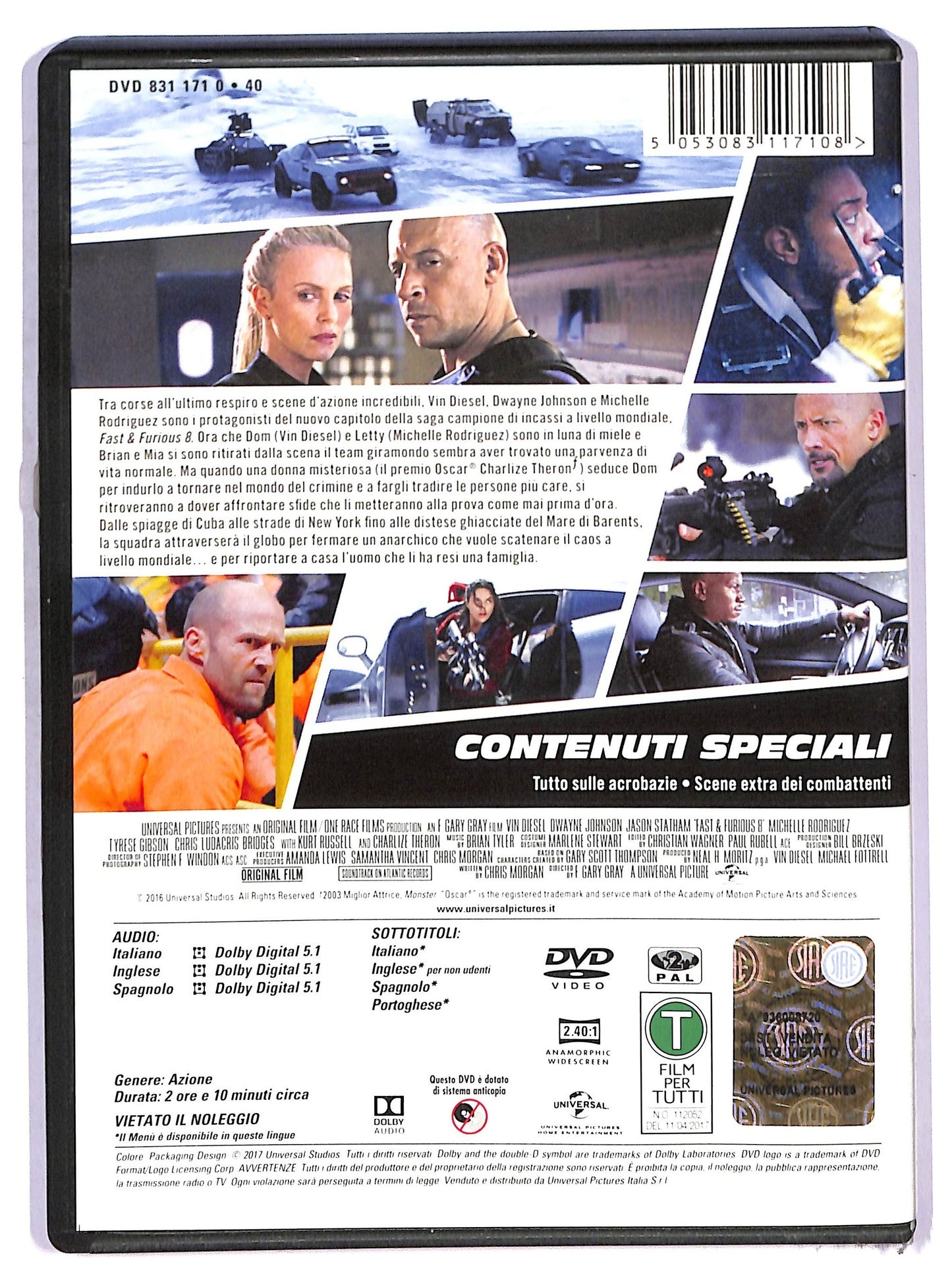 EBOND Fast & Furious 8 DVD D753941