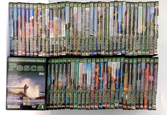 EBOND Videoenciclopedia della Pesca - 74 dischi  EDITORIALE DVD D754001