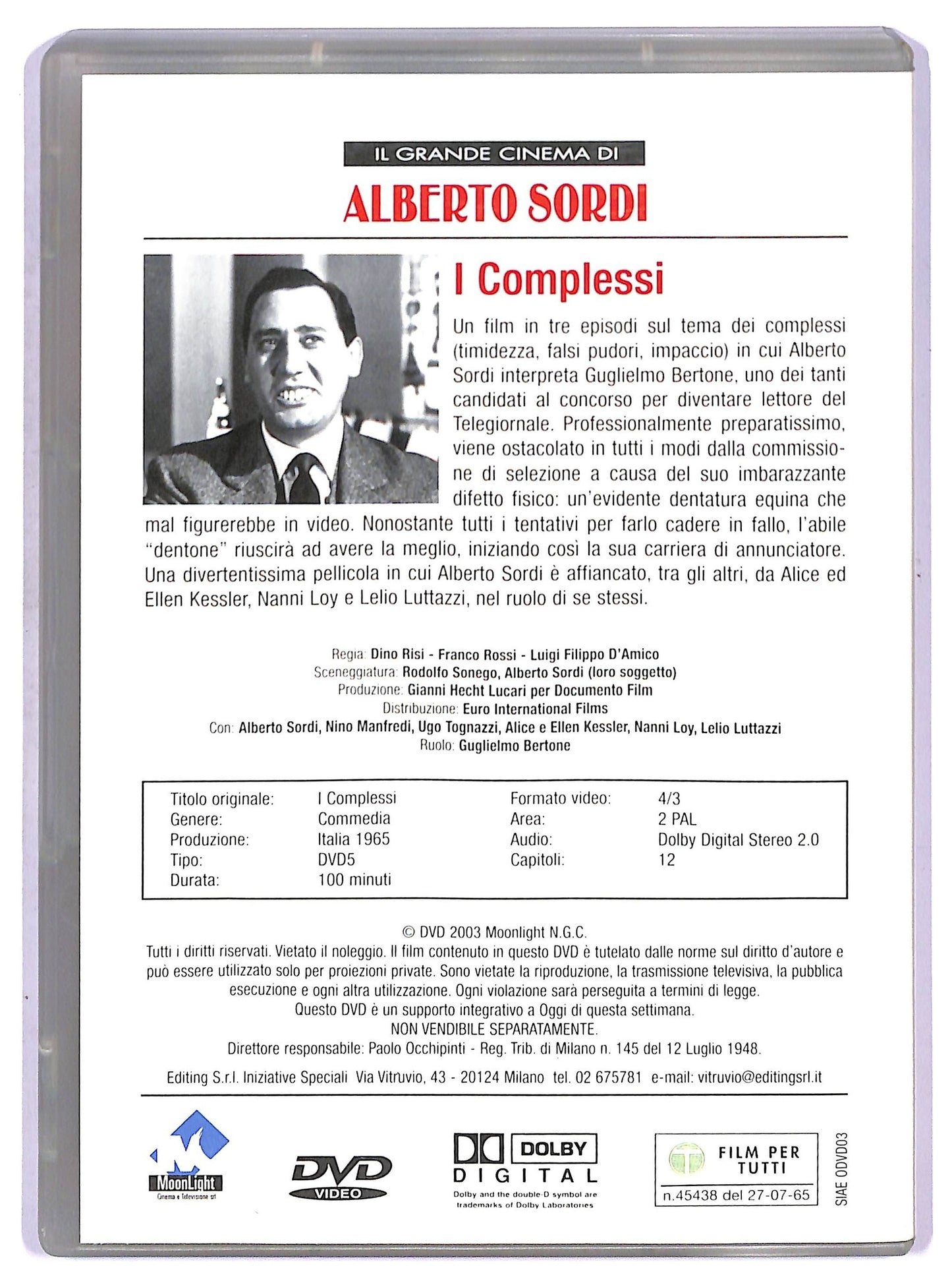 EBOND I complessi EDITORIALE DVD D754433