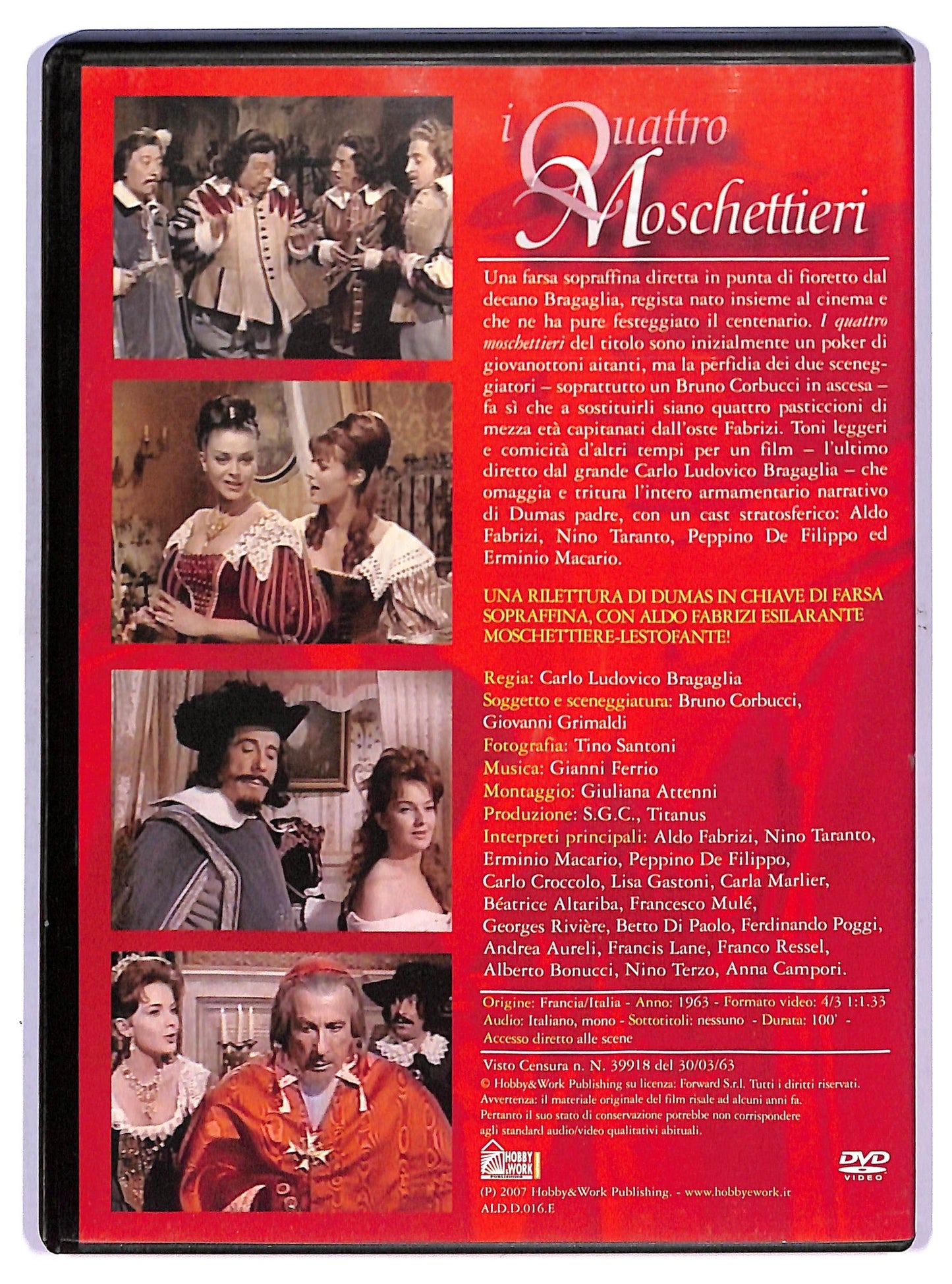 EBOND i quattro moschettieri  EDITORIALE DVD D754514