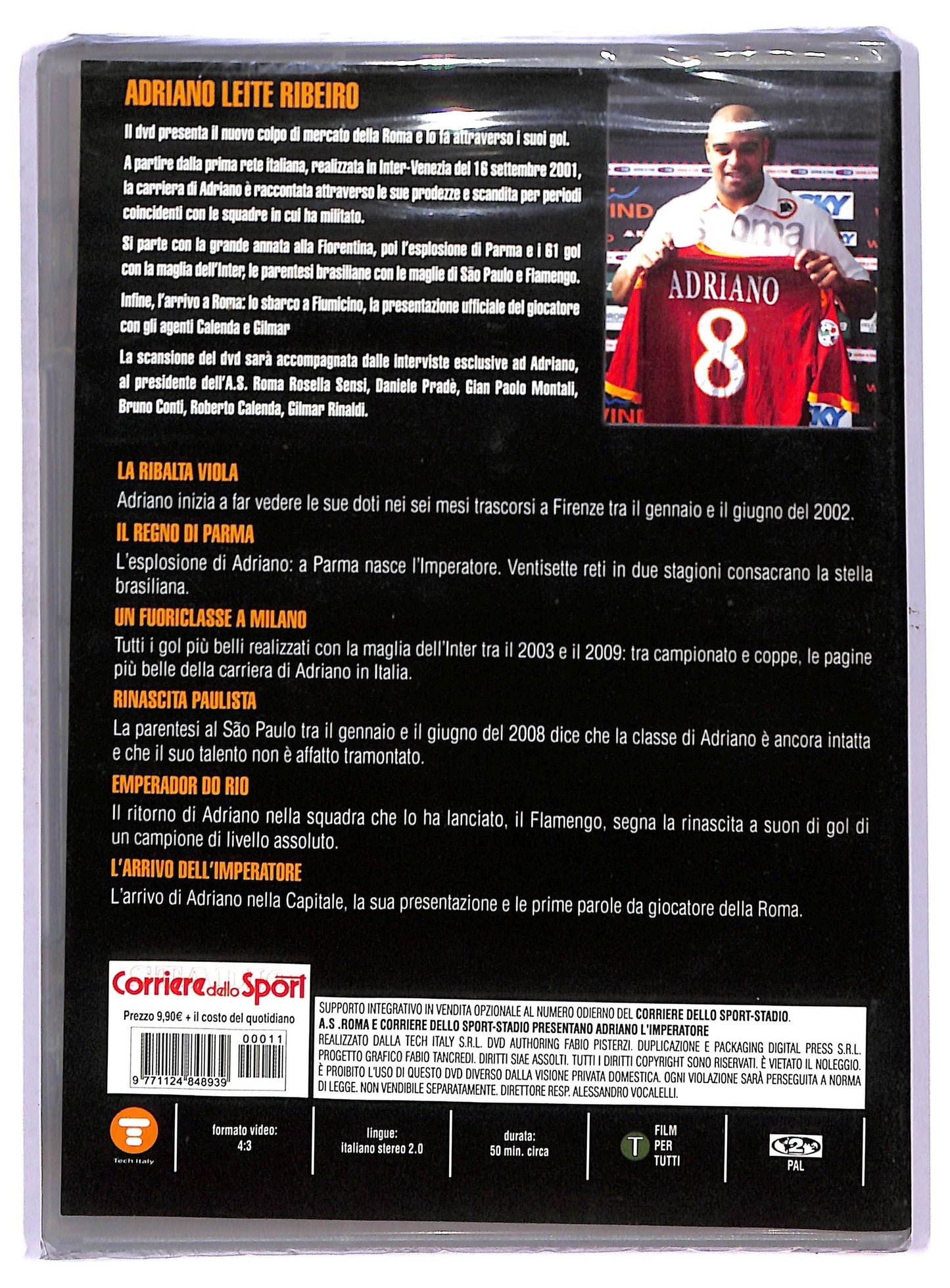 EBOND AS Roma - Adriano L'Imperatore EDITORIALE DVD D754520
