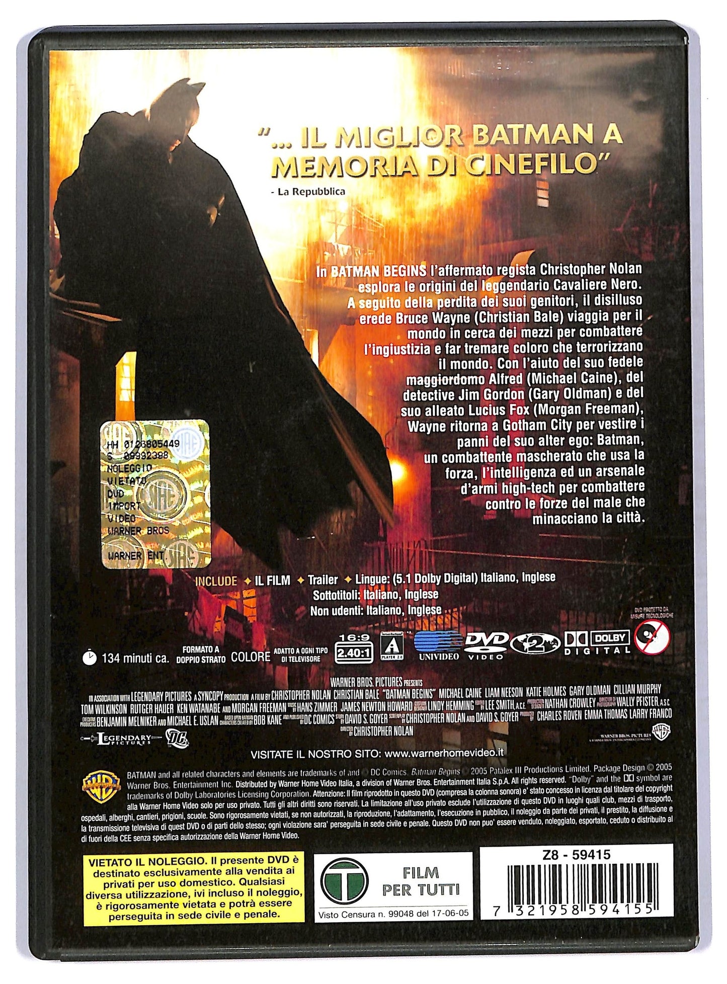 EBOND batman begins DVD D754622