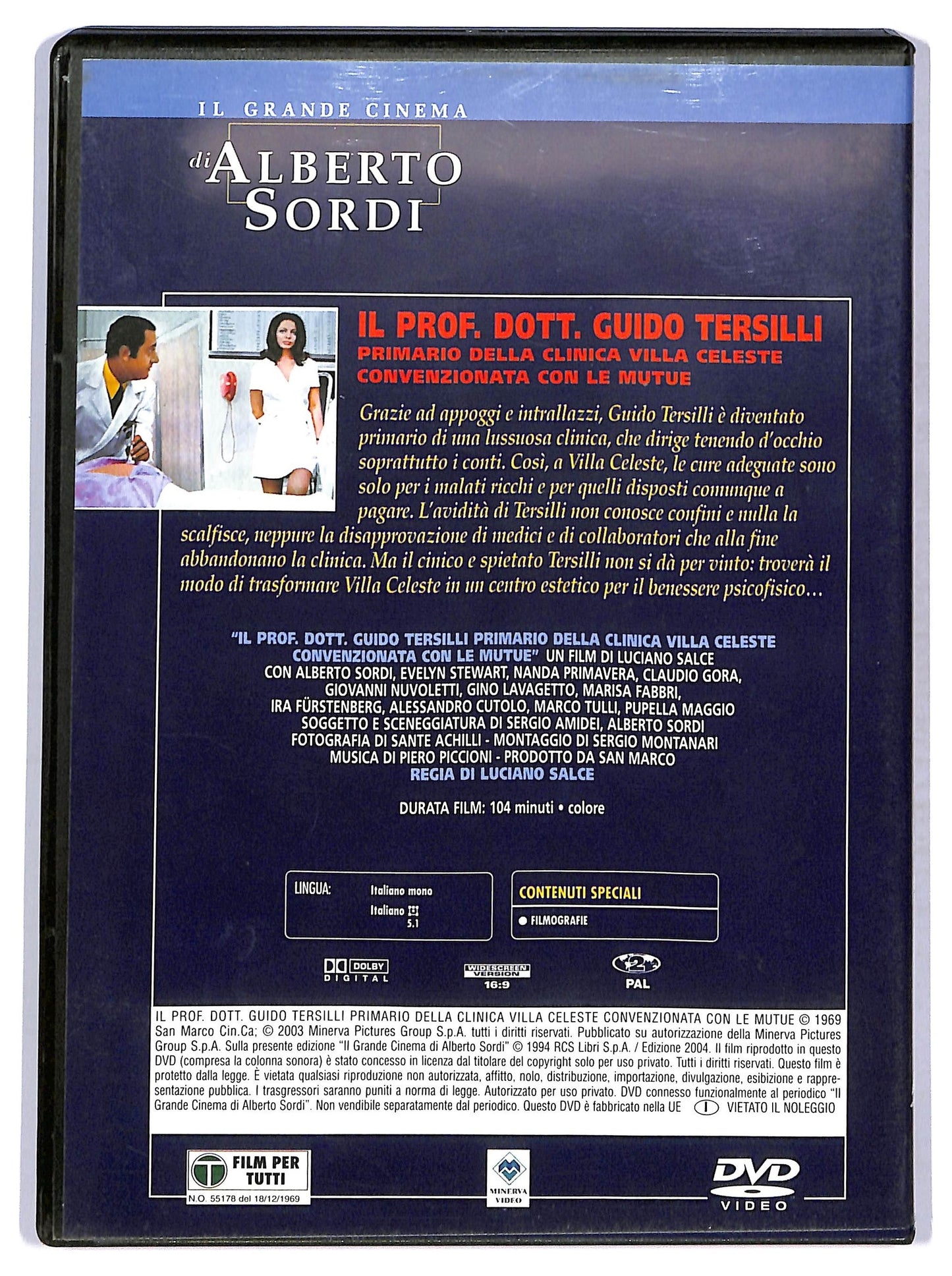 EBOND Il prof. dott. Guido Tersilli primario della  EDITORIALE DVD D754720