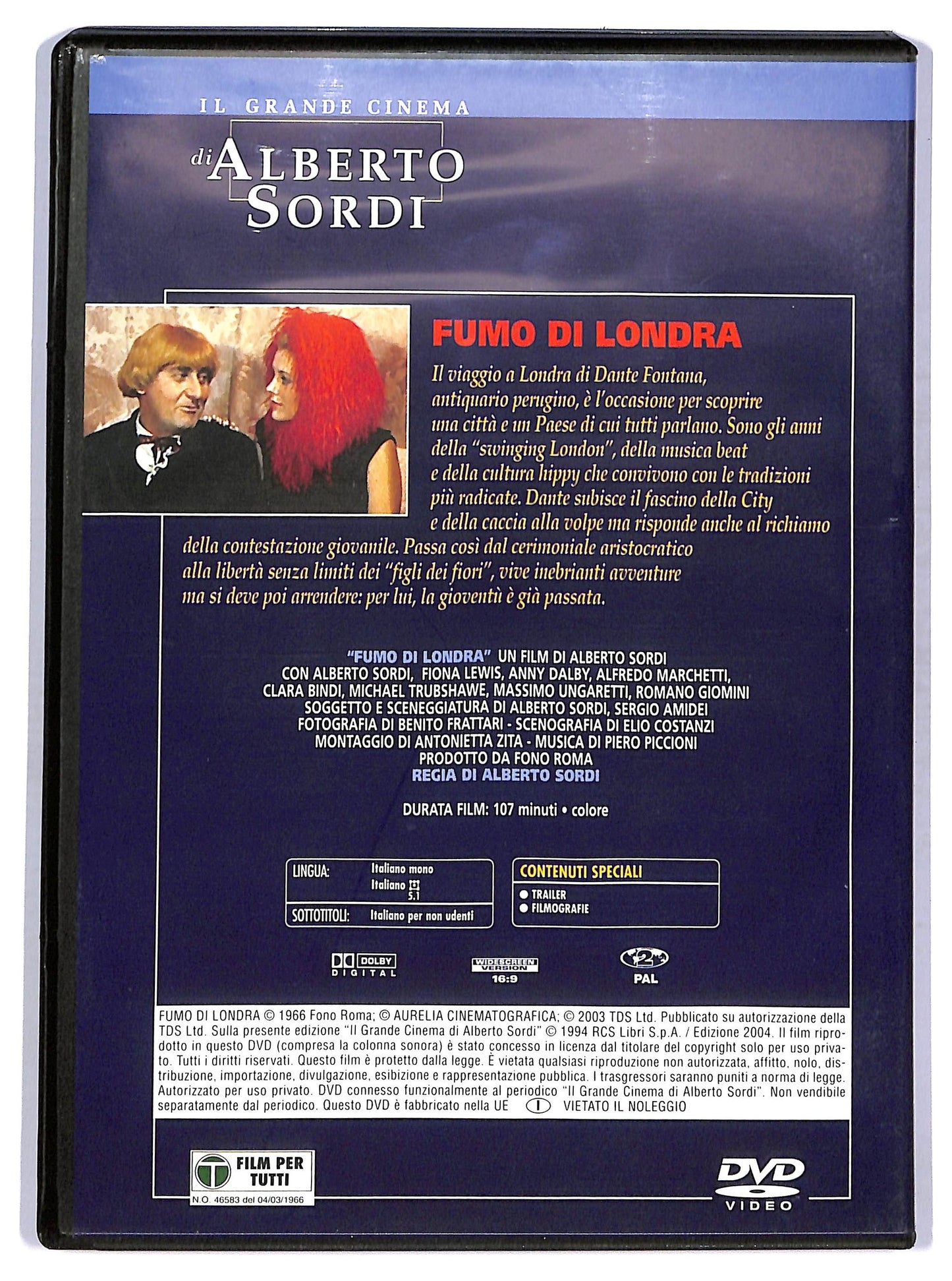 EBOND Fumo di Londra EDITORIALE DVD D754761