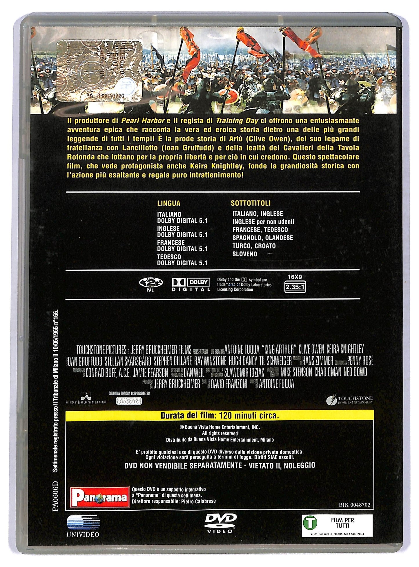 EBOND King Arthur EDITORIALE DVD D754861