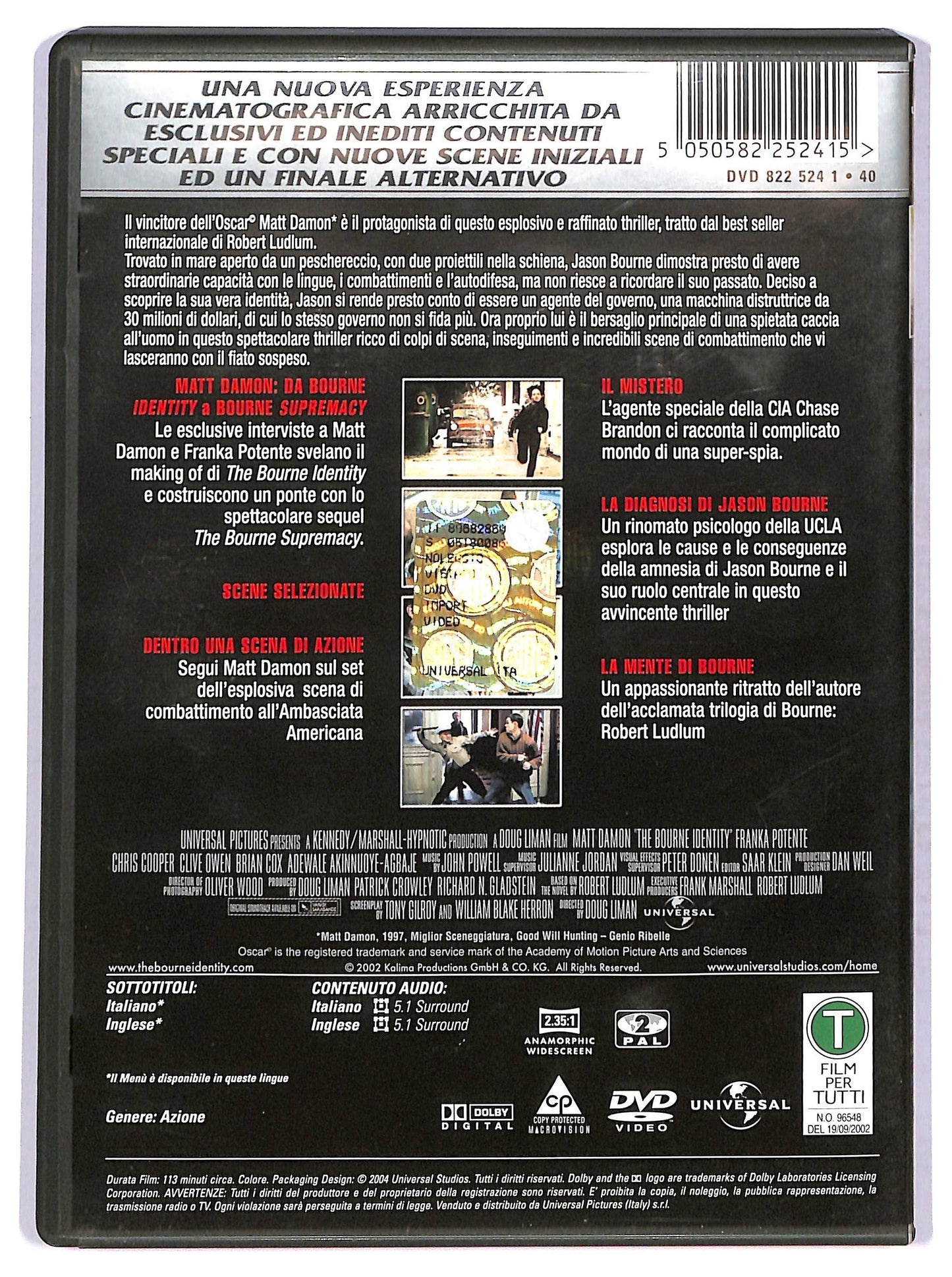 EBOND The Bourne Identity SPECIAL EDITION DVD D754916