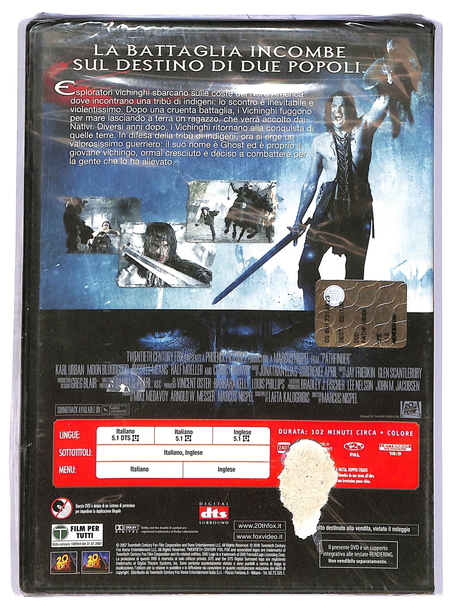 EBOND pathfinder - la leggenda del guerriero vichingo -  EDITORIALE  DVD D755010