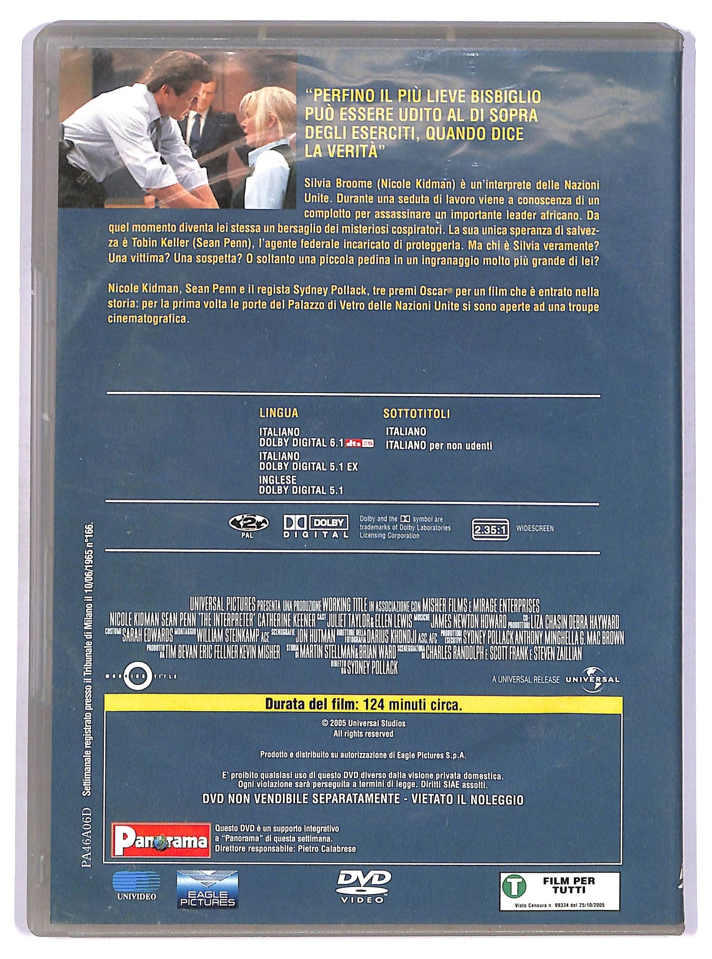EBOND The Interpreter DVD Editoriale D755014