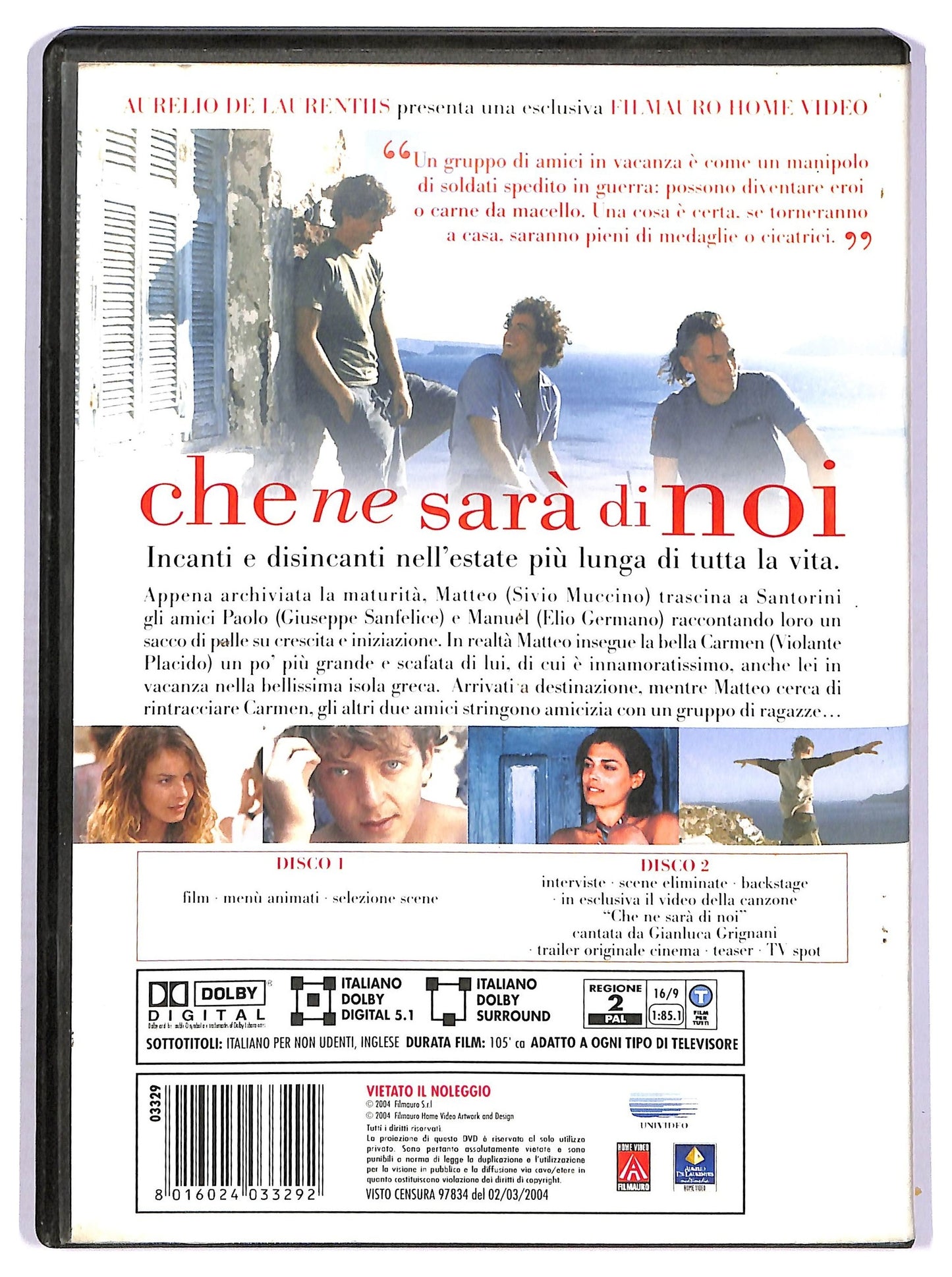 EBOND Che ne sara di noi  2 dischi DVD D755022