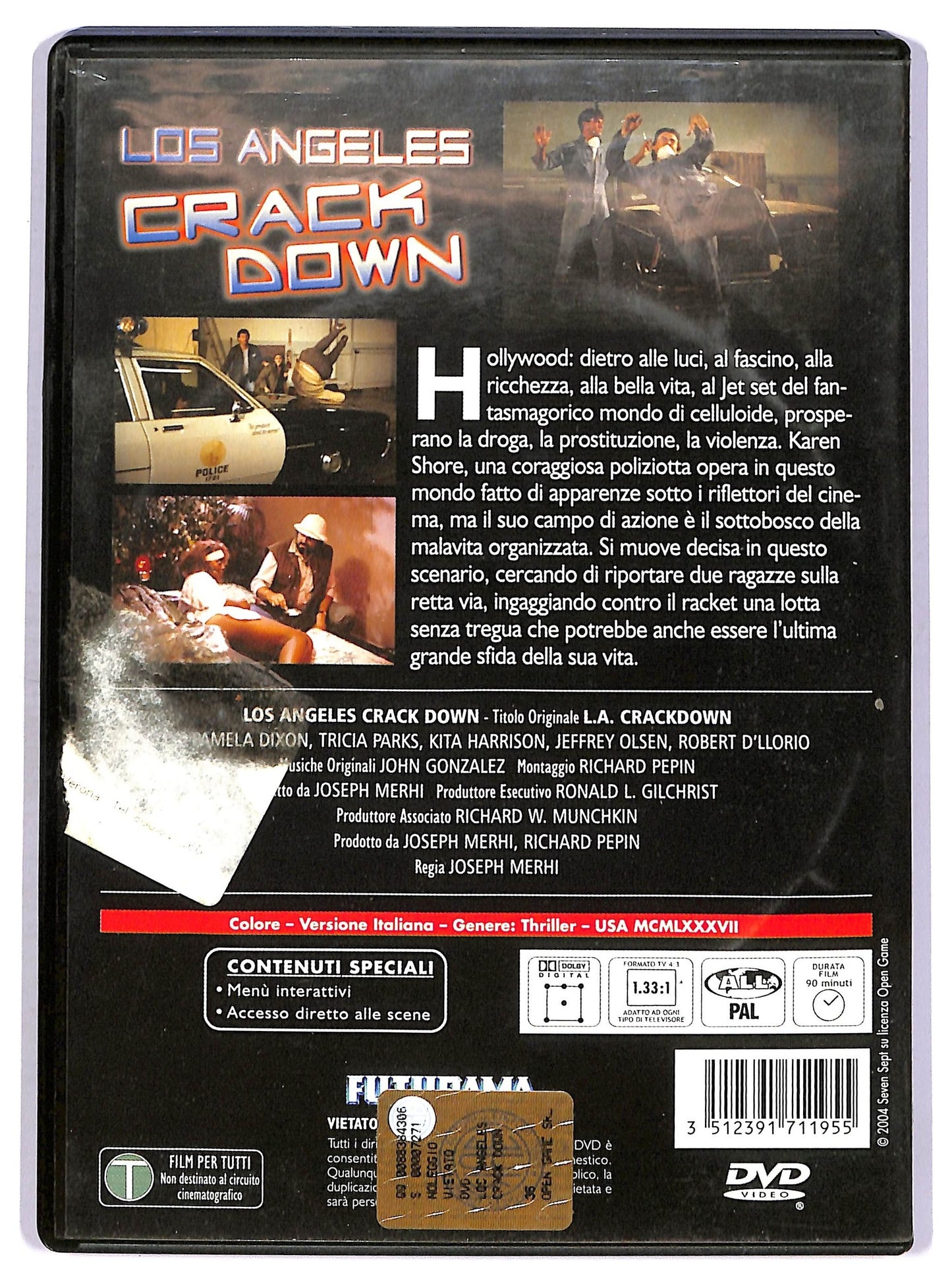 EBOND Los Angeles Crack Down  DVD D755051