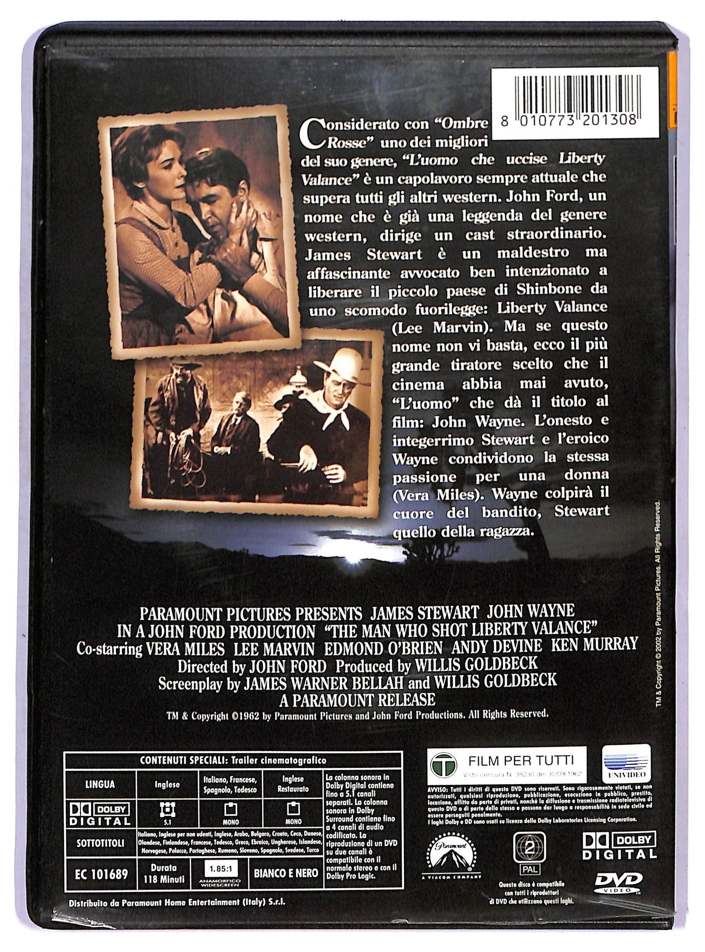 EBOND l'uomo che uccise liberty valance DVD D755120