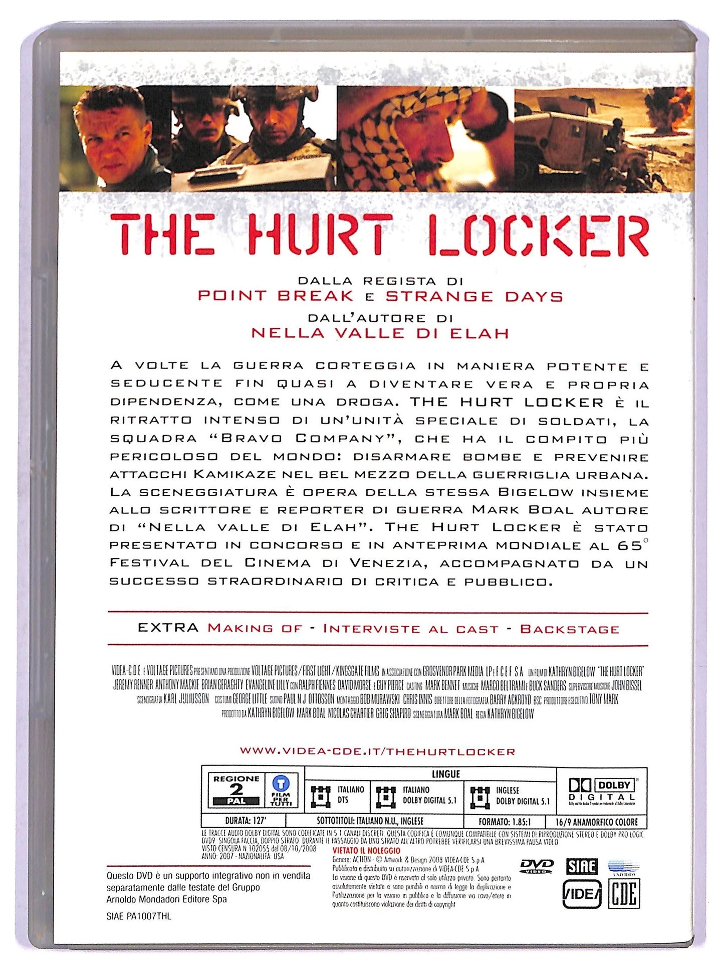 EBOND The Hurt Locker EDITORIALE DVD D755122