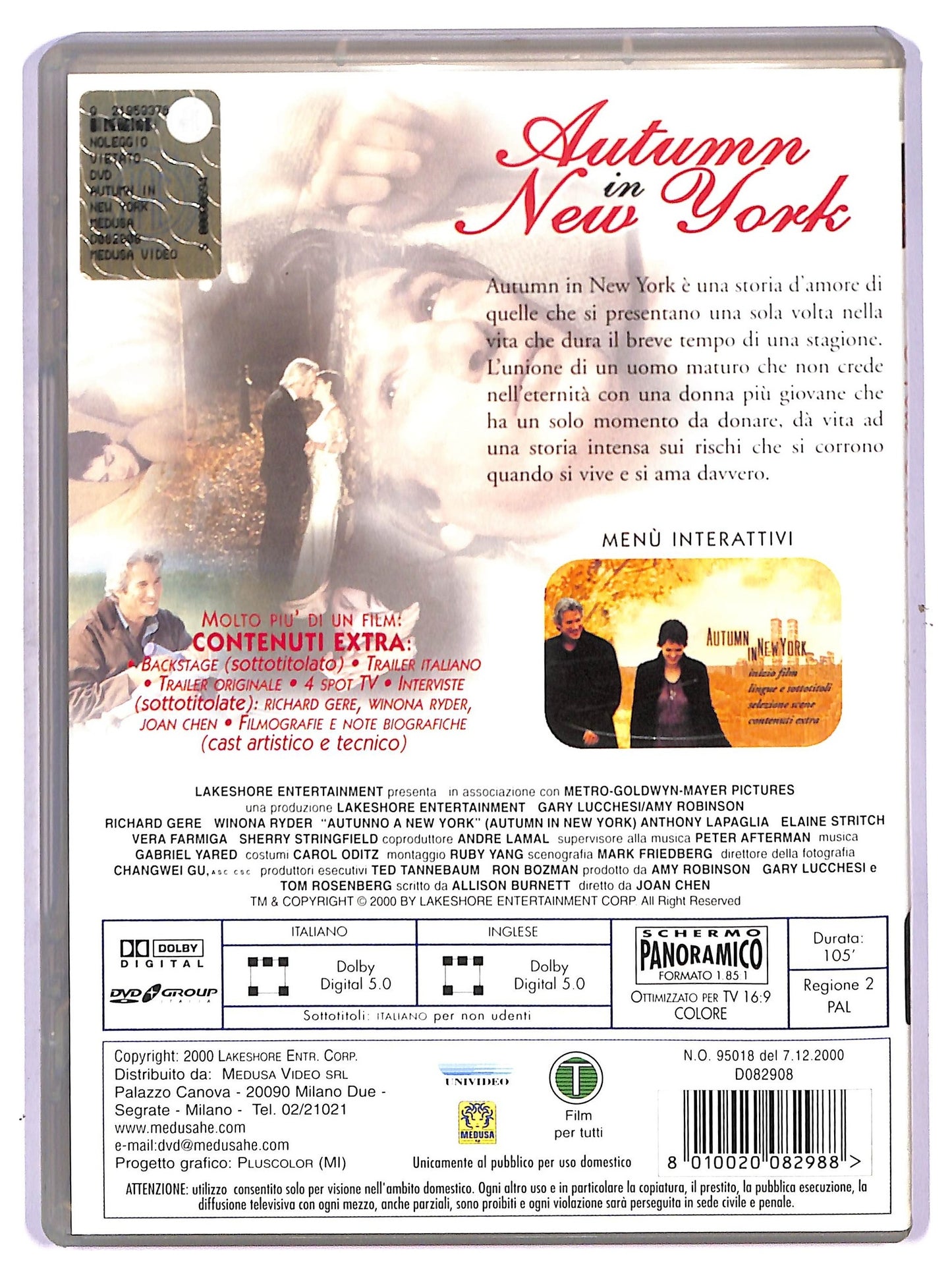 EBOND autumn in new york DVD D755135