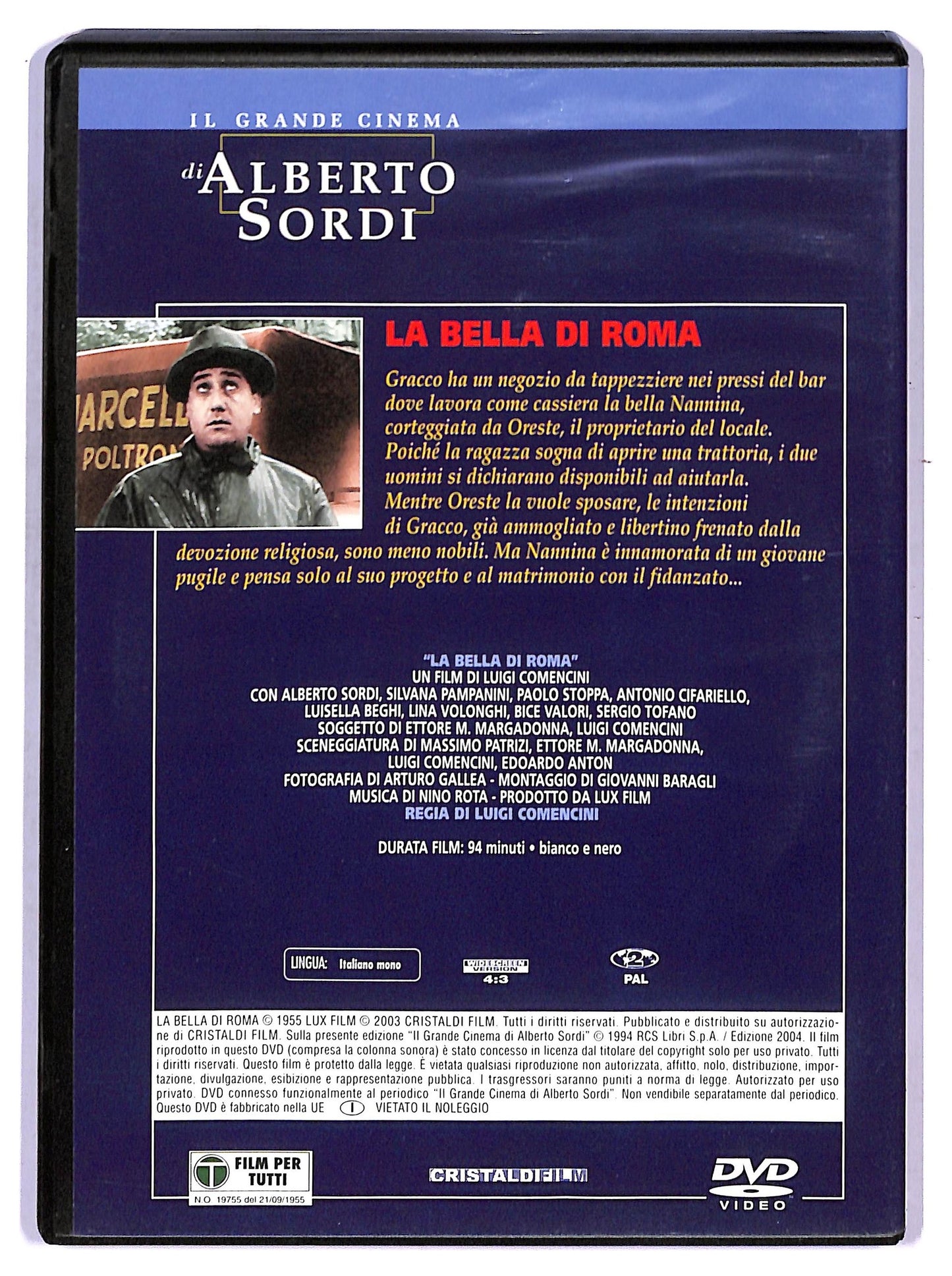 EBOND Alberto Sordi - La Bella Di Roma  DVD  Editoriale D755203