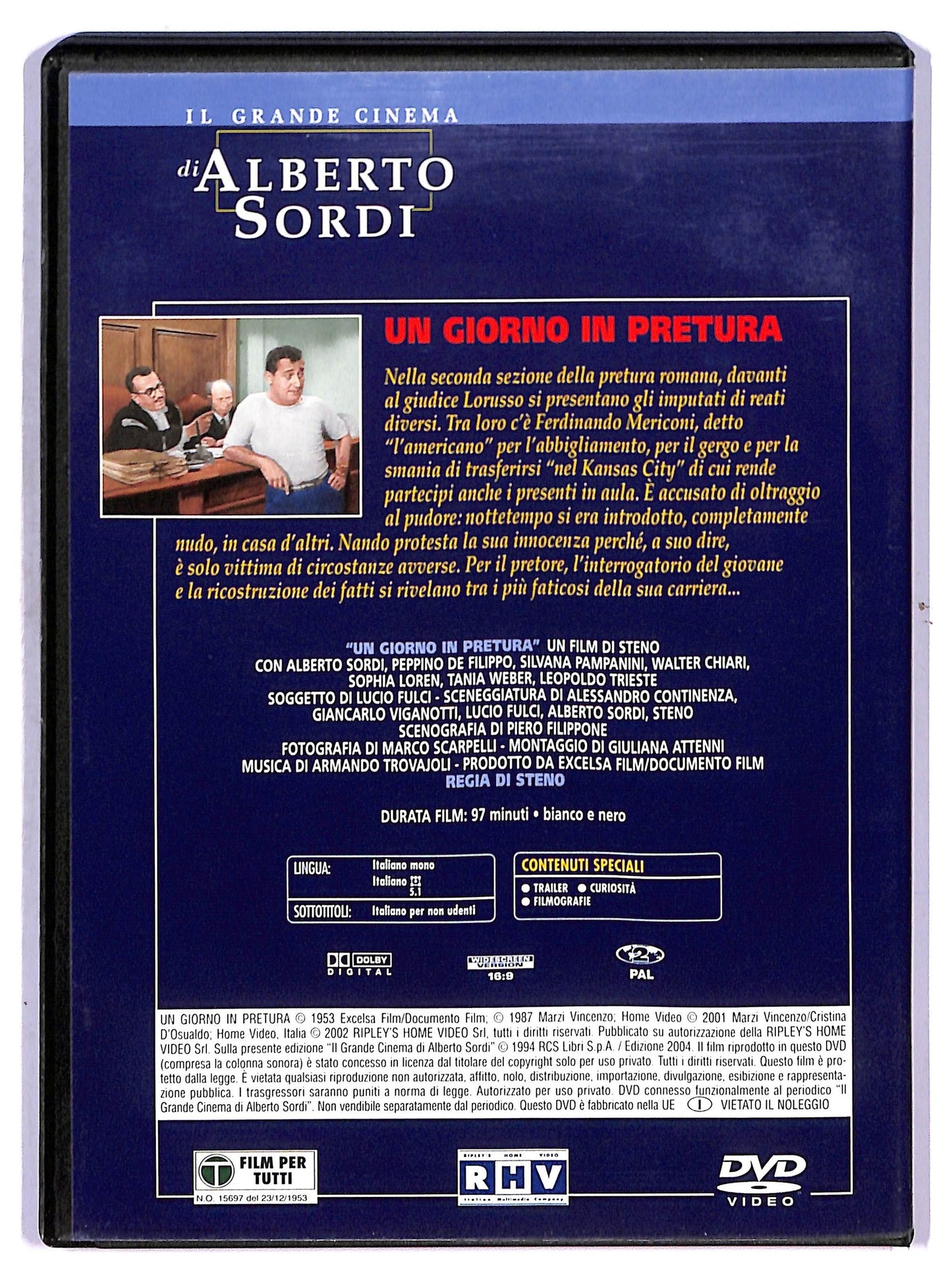 EBOND Un giorno in pretura  EDITORIALE DVD D755204