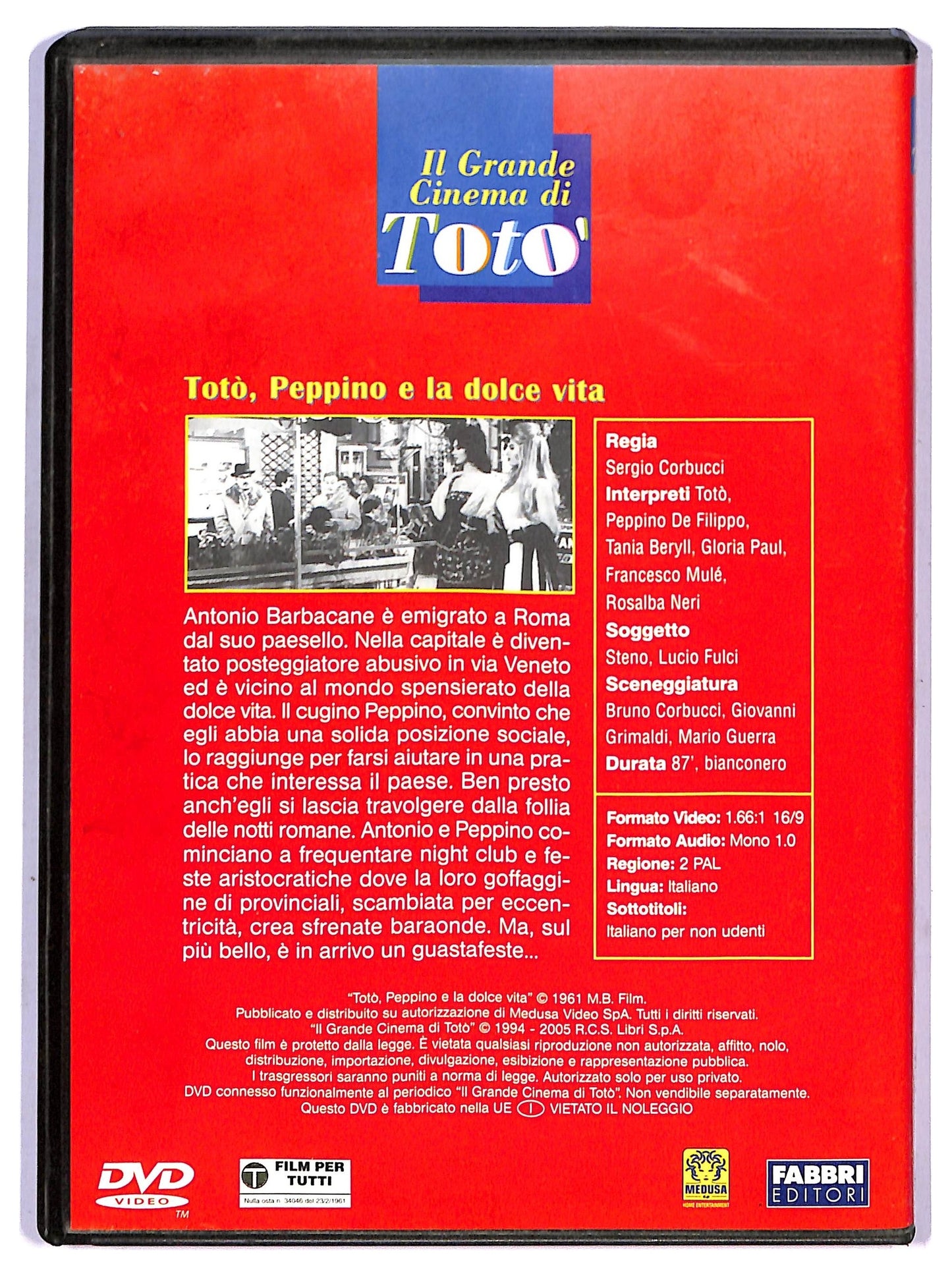 EBOND Toto, Peppino e... la dolce vita  EDITORIALE  DVD D755223