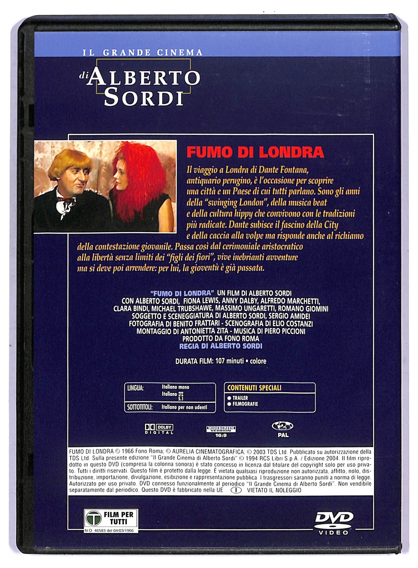 EBOND Fumo di Londra EDITORIALE DVD D755230