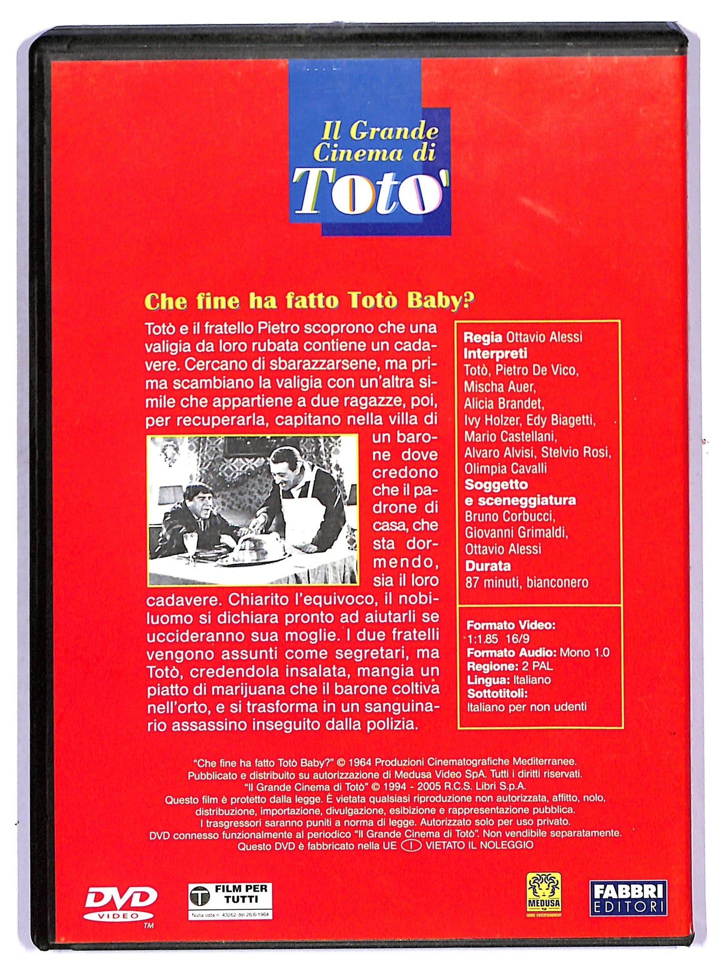 EBOND toto' - Che fine ha fatto Toto Baby?  EDITORIALE DVD D755251