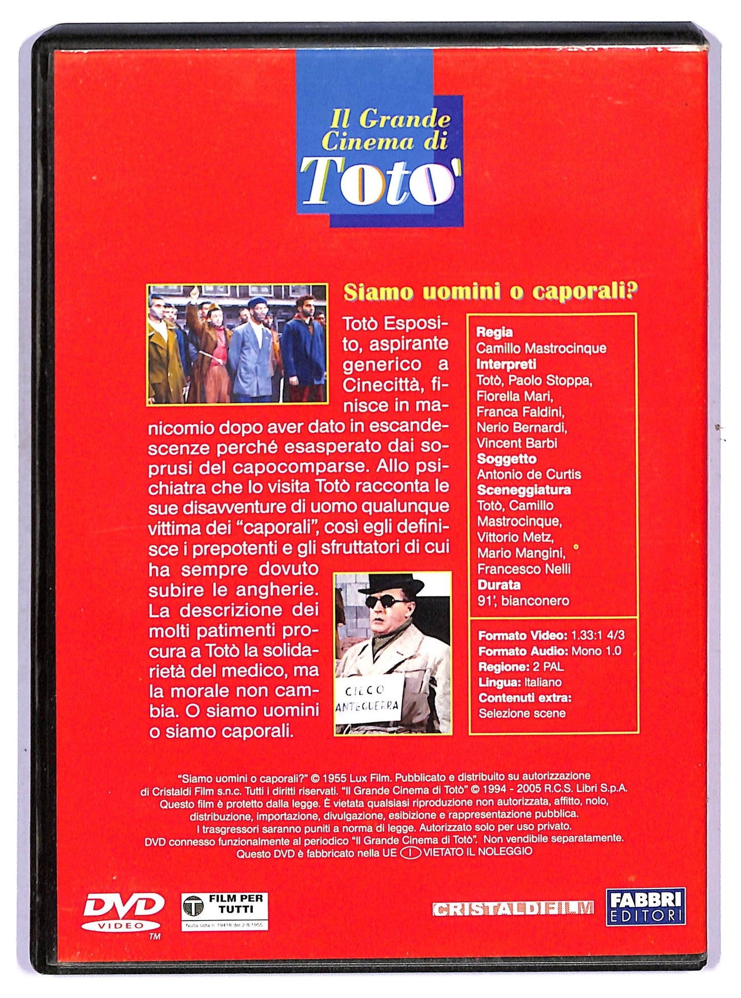 EBOND Siamo uomini o caporali EDITORIALE DVD D755256