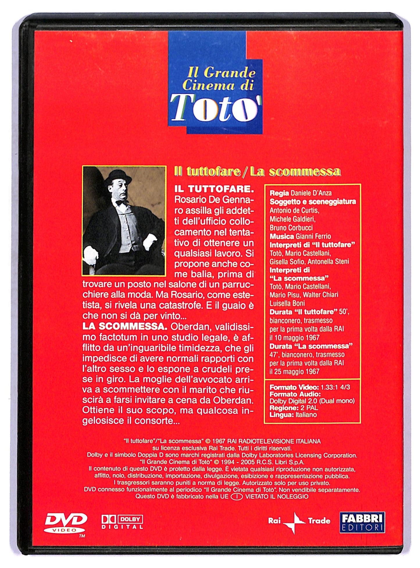 EBOND il tuttofare/ la scommessa  EDITORIALE DVD D755260