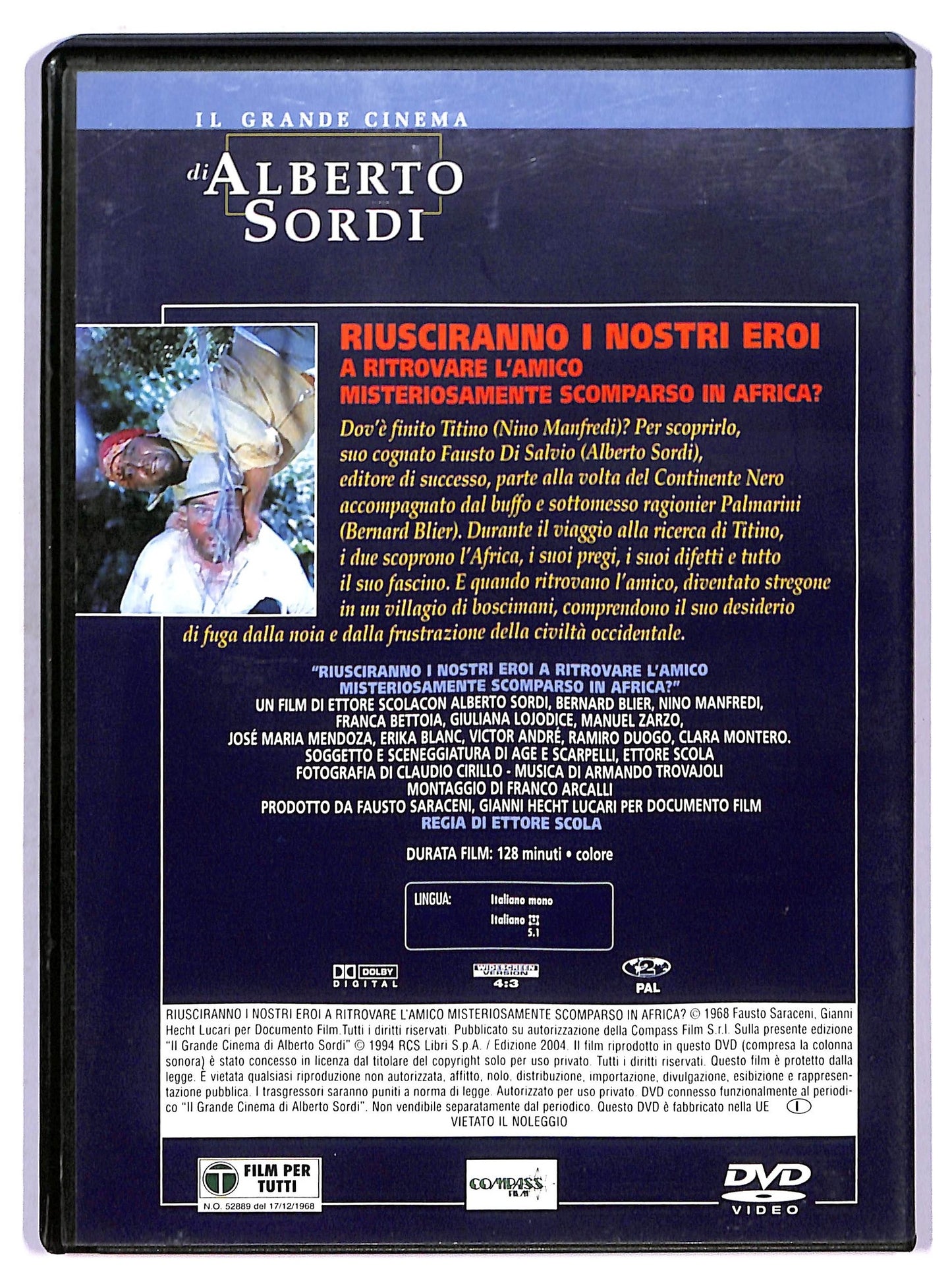 EBOND Riusciranno i Nostri Eroi a Ritrovare L'amico  DVD  Editoriale D755320