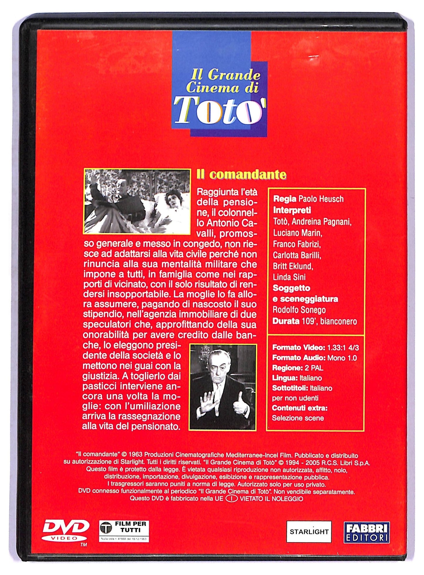 EBOND Il comandante EDITORIALE DVD D755326
