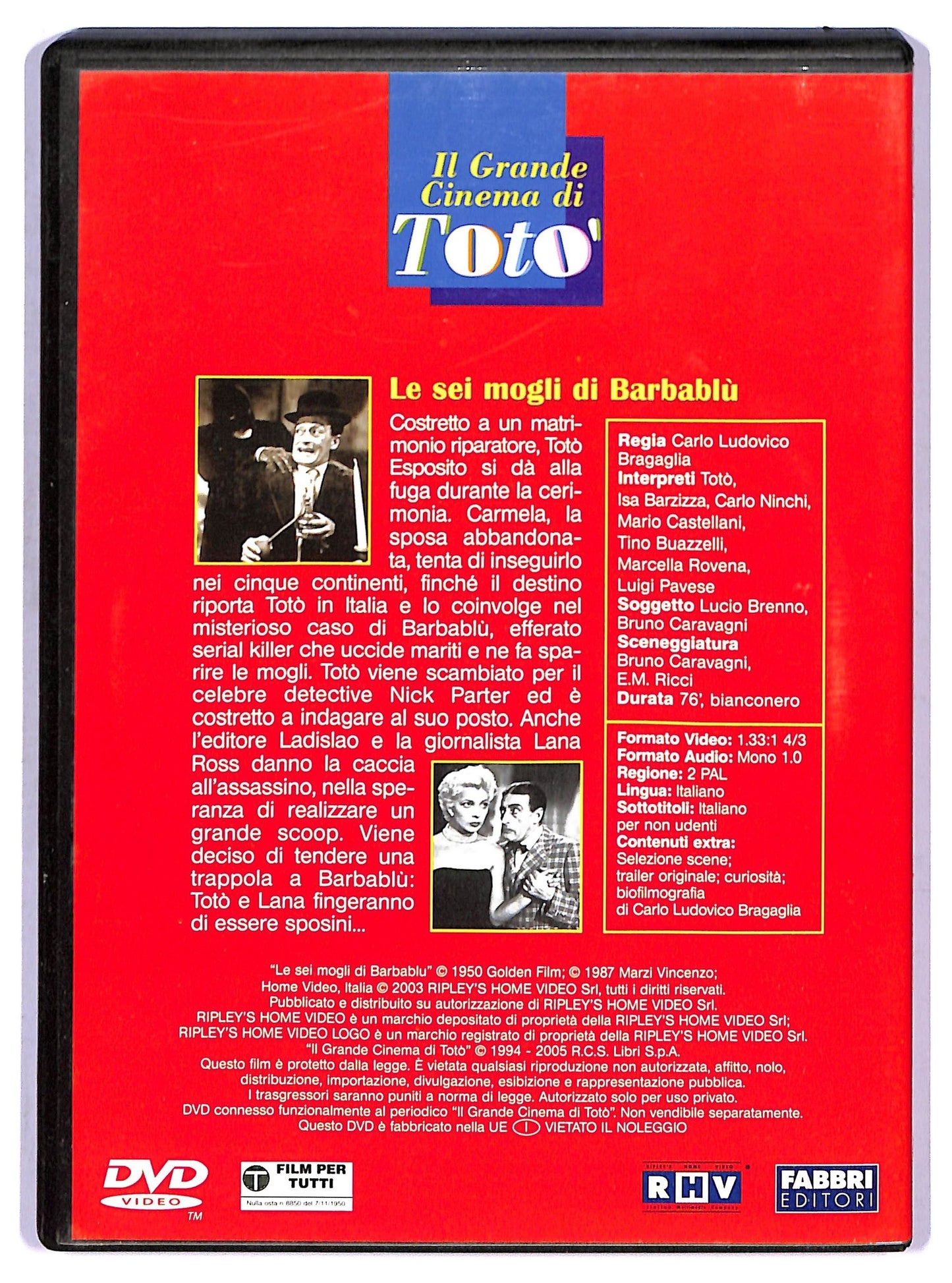 EBOND Le sei mogli di Barbablu EDITORIALE DVD D755328
