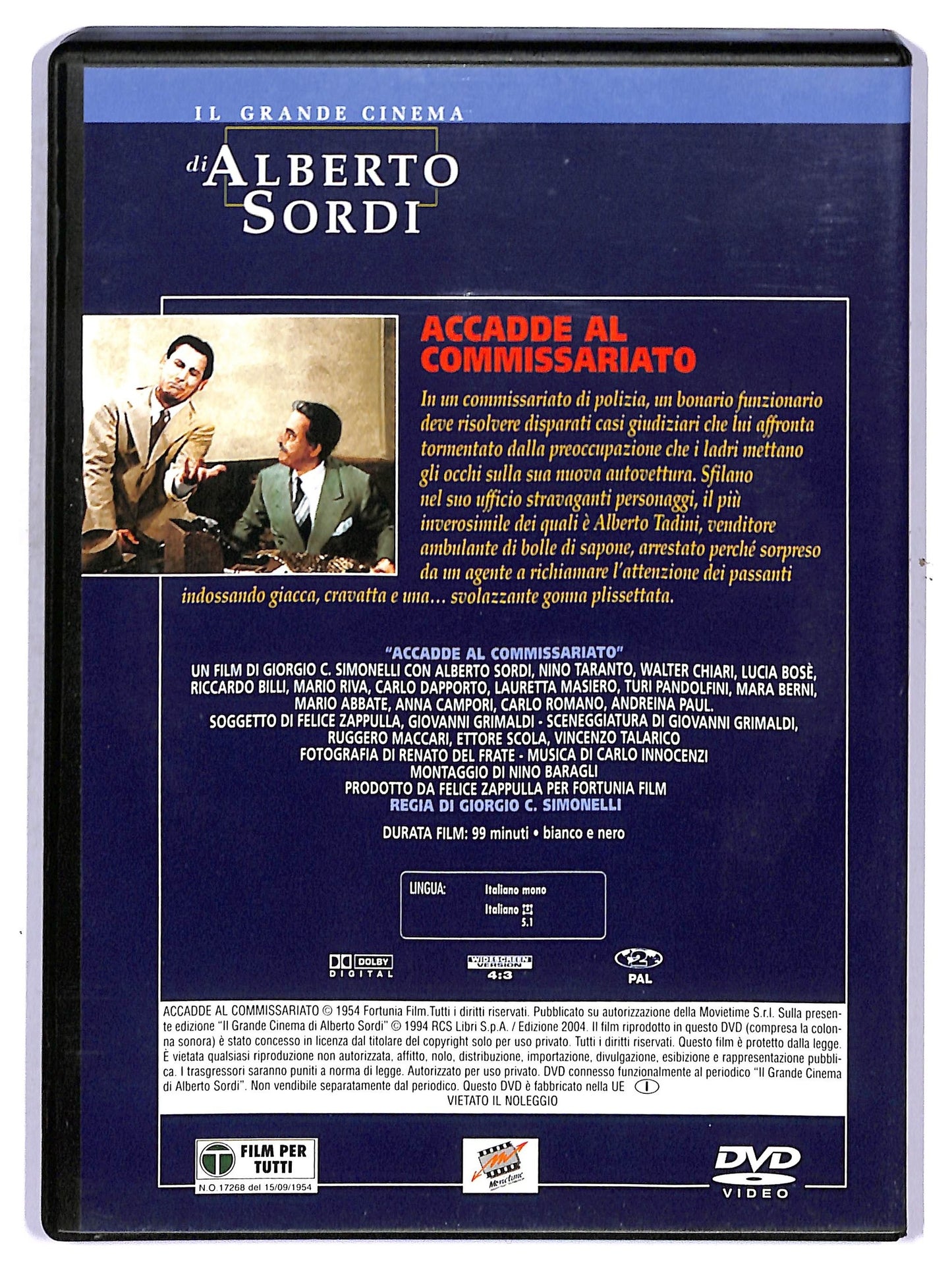 EBOND Accadde al commissariato  EDITORIALE DVD D755403