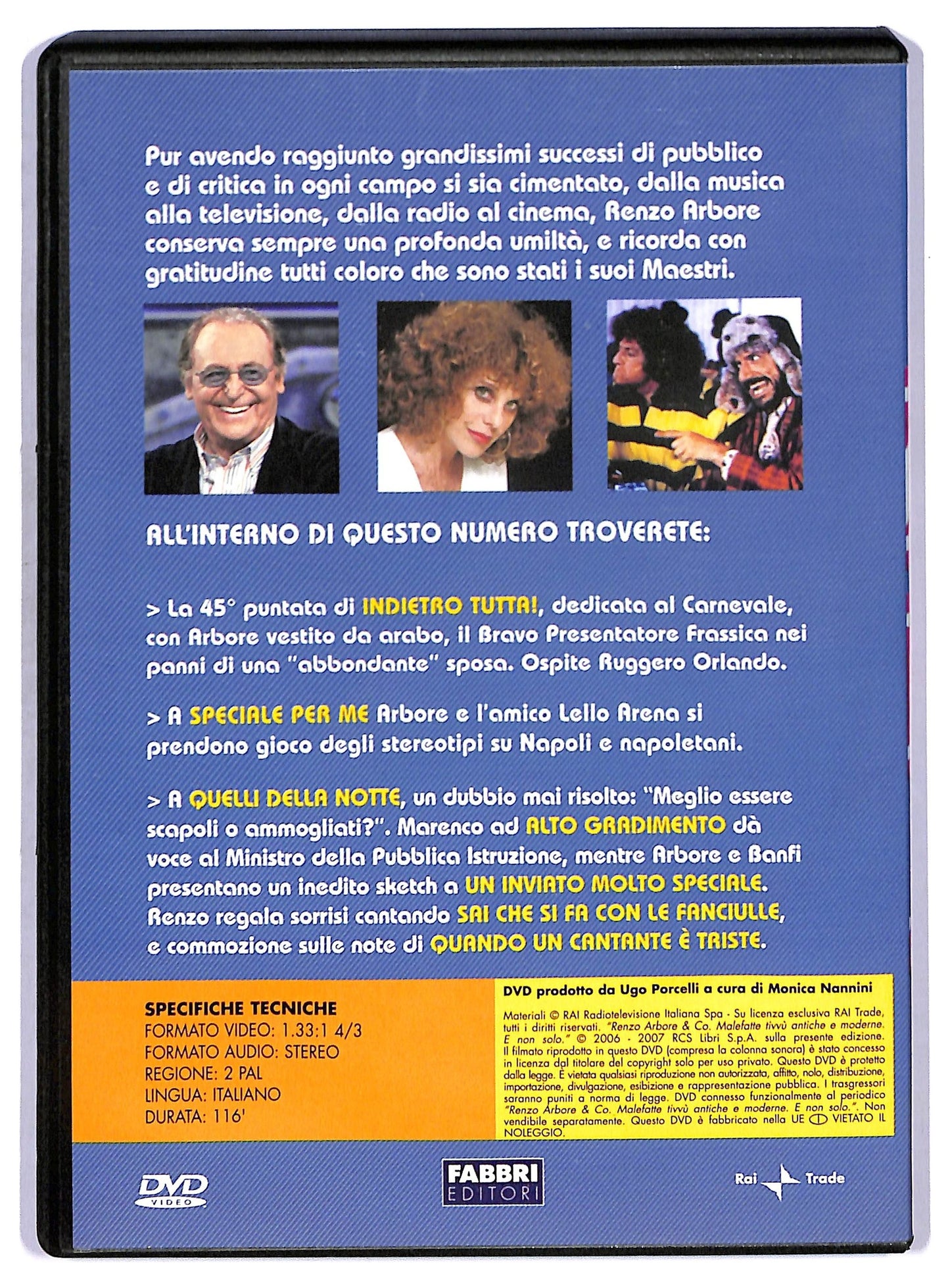 EBOND Renzo Arbore & Co la 45° puntata di indietro tutta EDITORIALE DVD D755525