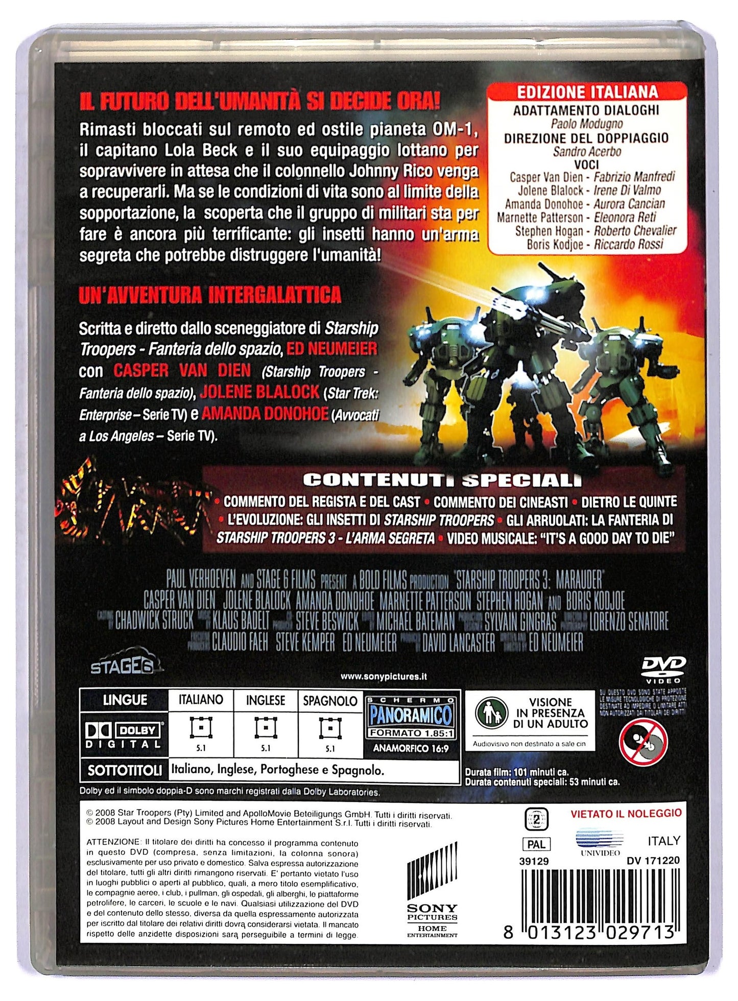 EBOND Starship Troopers 3  L'arma segreta DVD D755539