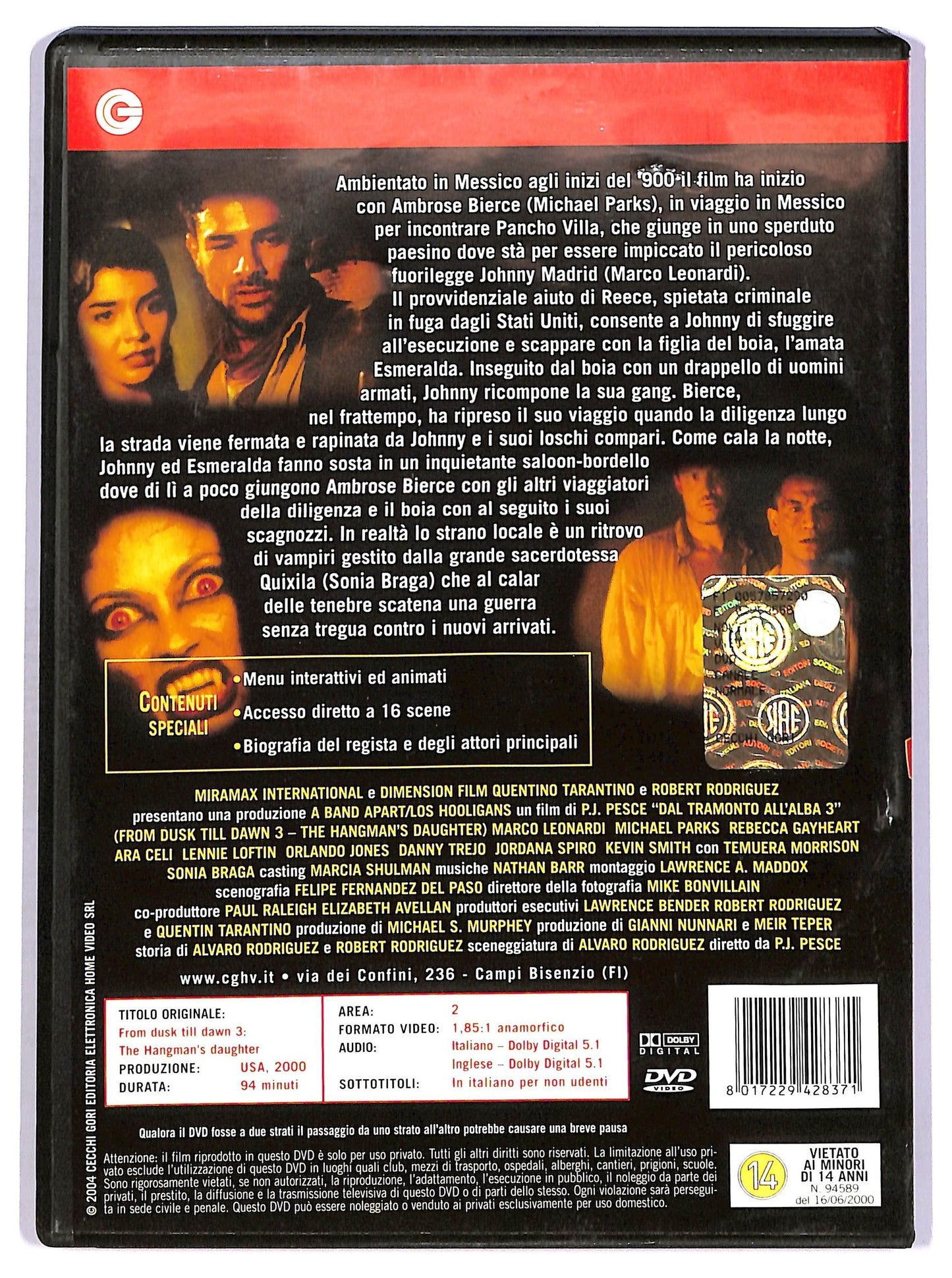 EBOND Dal Tramonto All'alba 3  DVD D755619