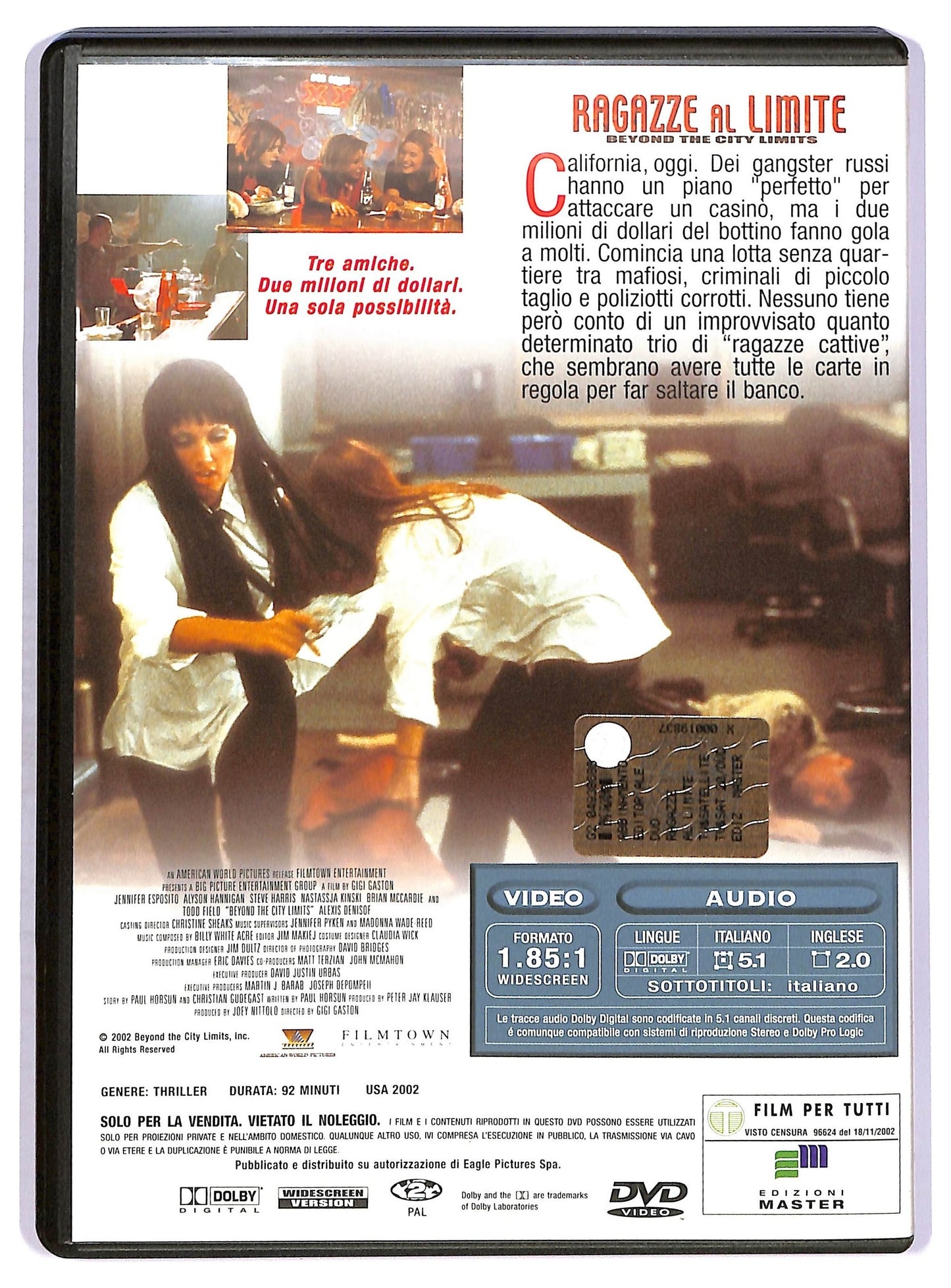 EBOND Ragazze al limite - Beyond the City Limits EDITORIALE DVD D755752