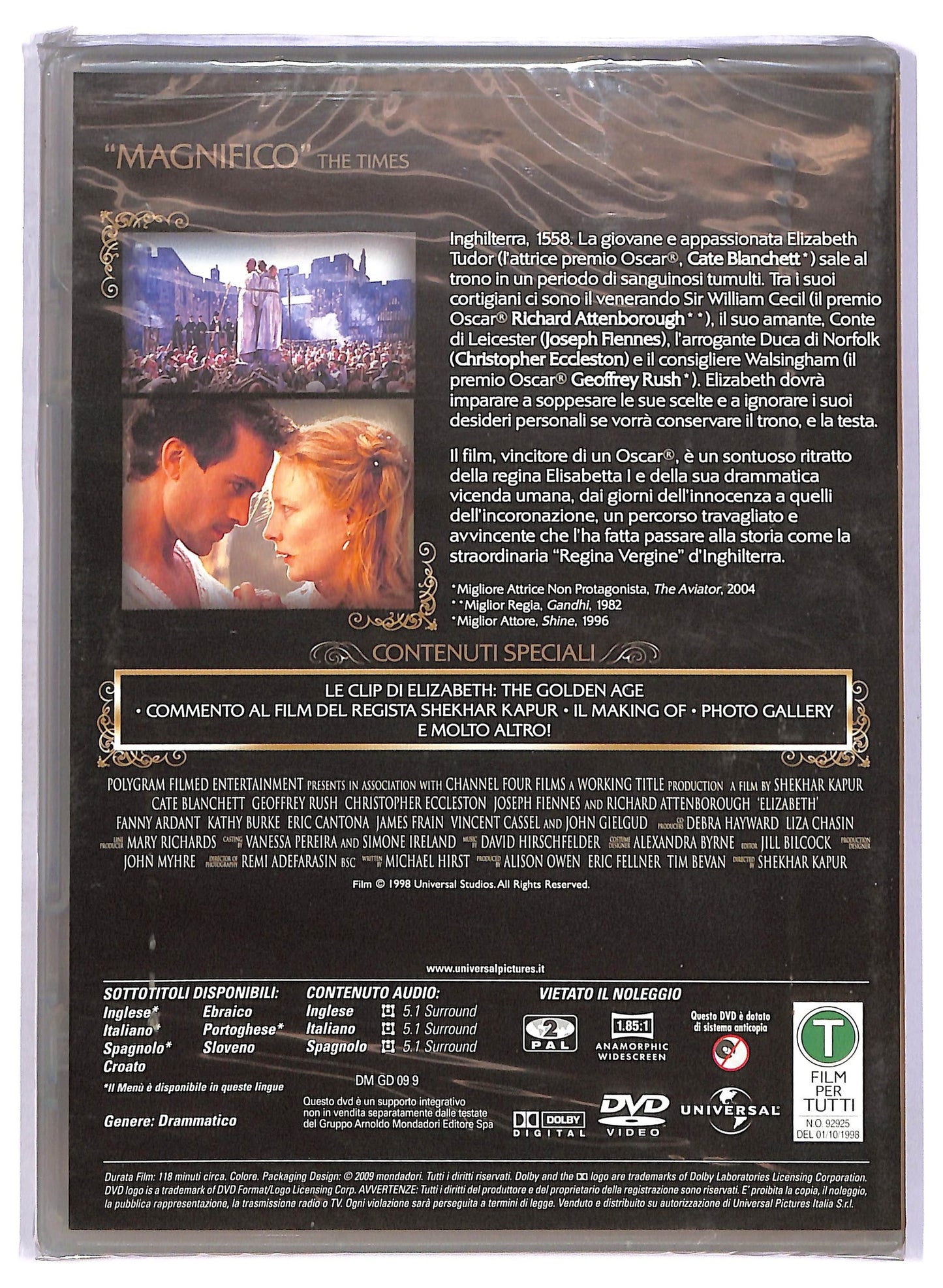 EBOND Elizabeth EDITORIALE DVD D755904
