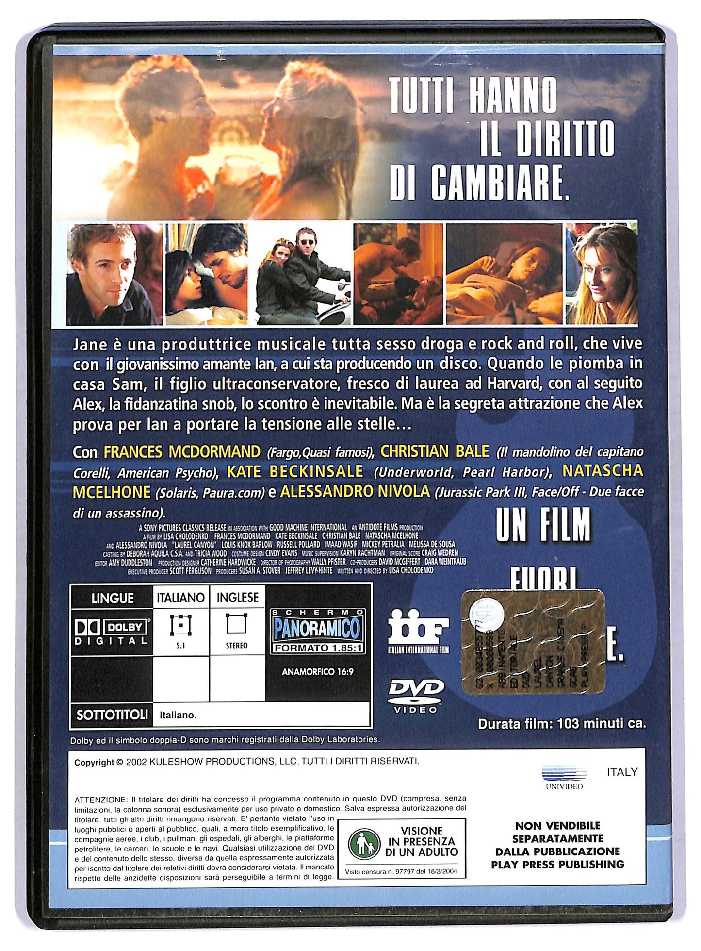 EBOND Laurel Canyon EDITORIALE DVD D755916