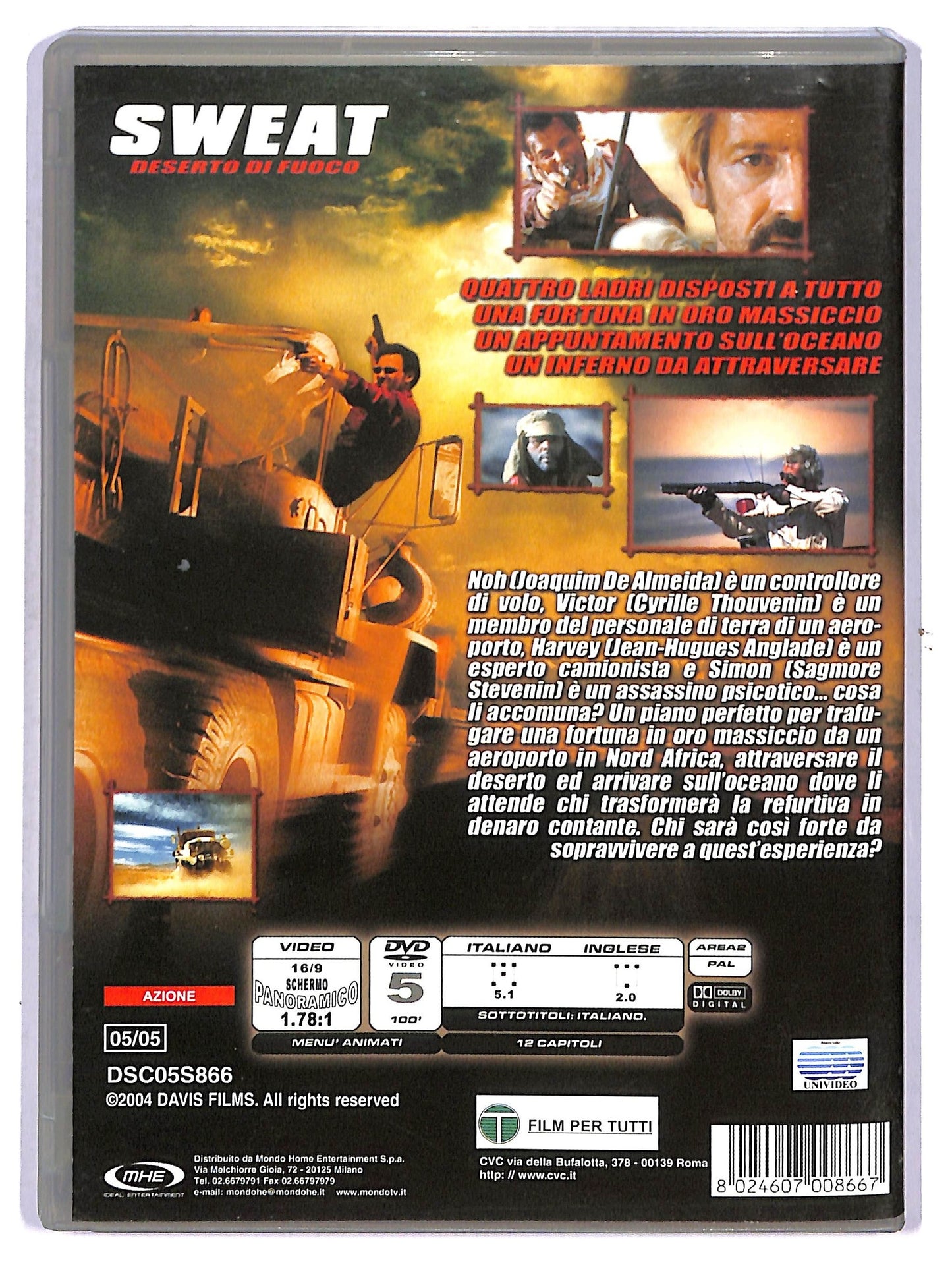 EBOND Sweat - Deserto Di Fuoco DVD D756046