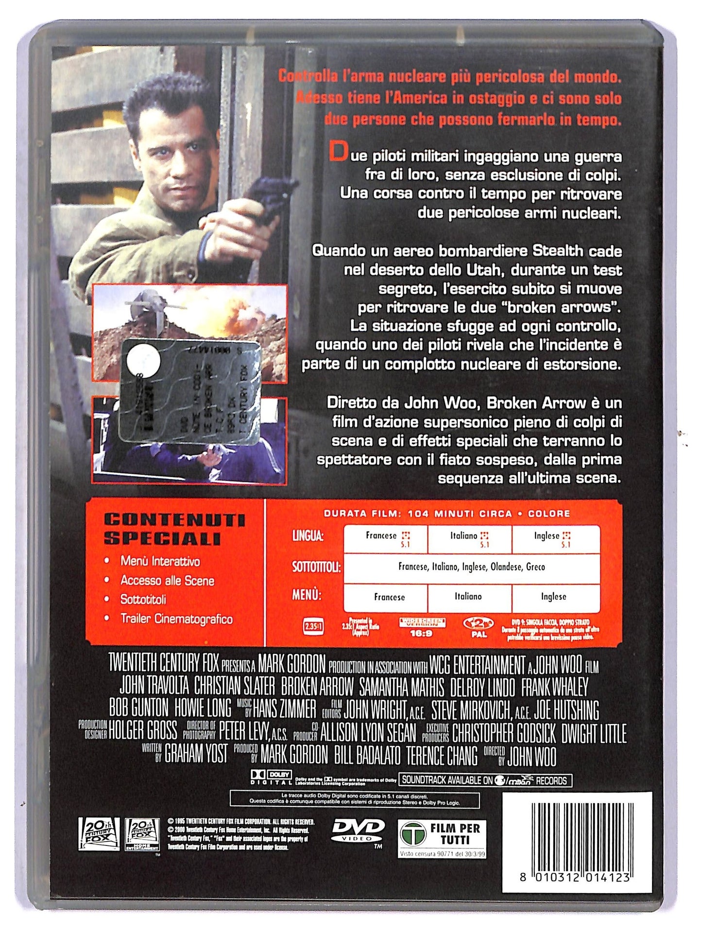 EBOND Nome In Codice: Broken Arrow DVD D756101