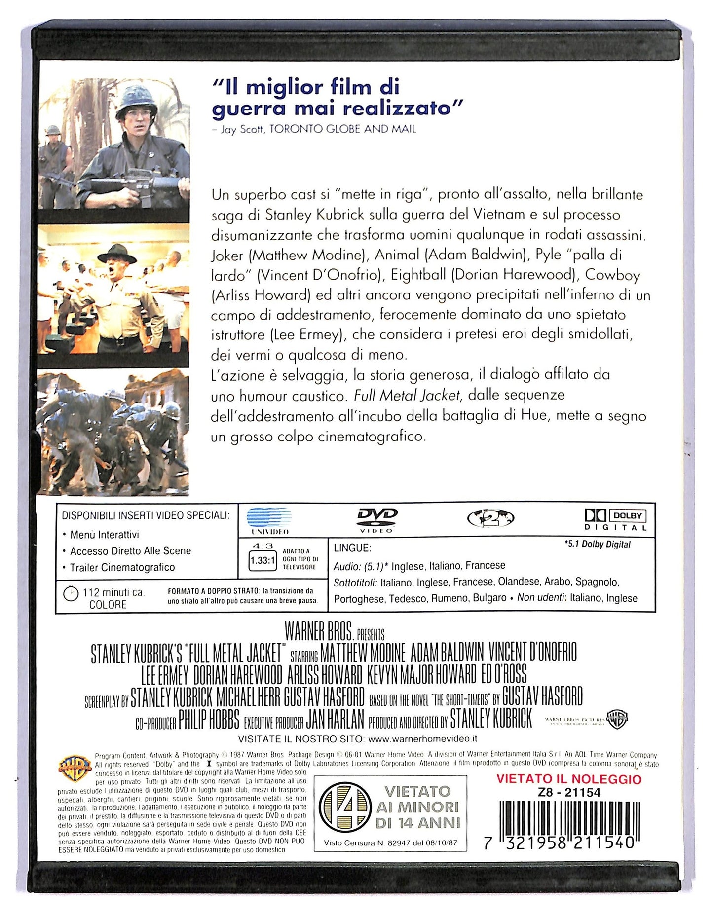 EBOND Full Metal Jacket Snapper  DVD D756110