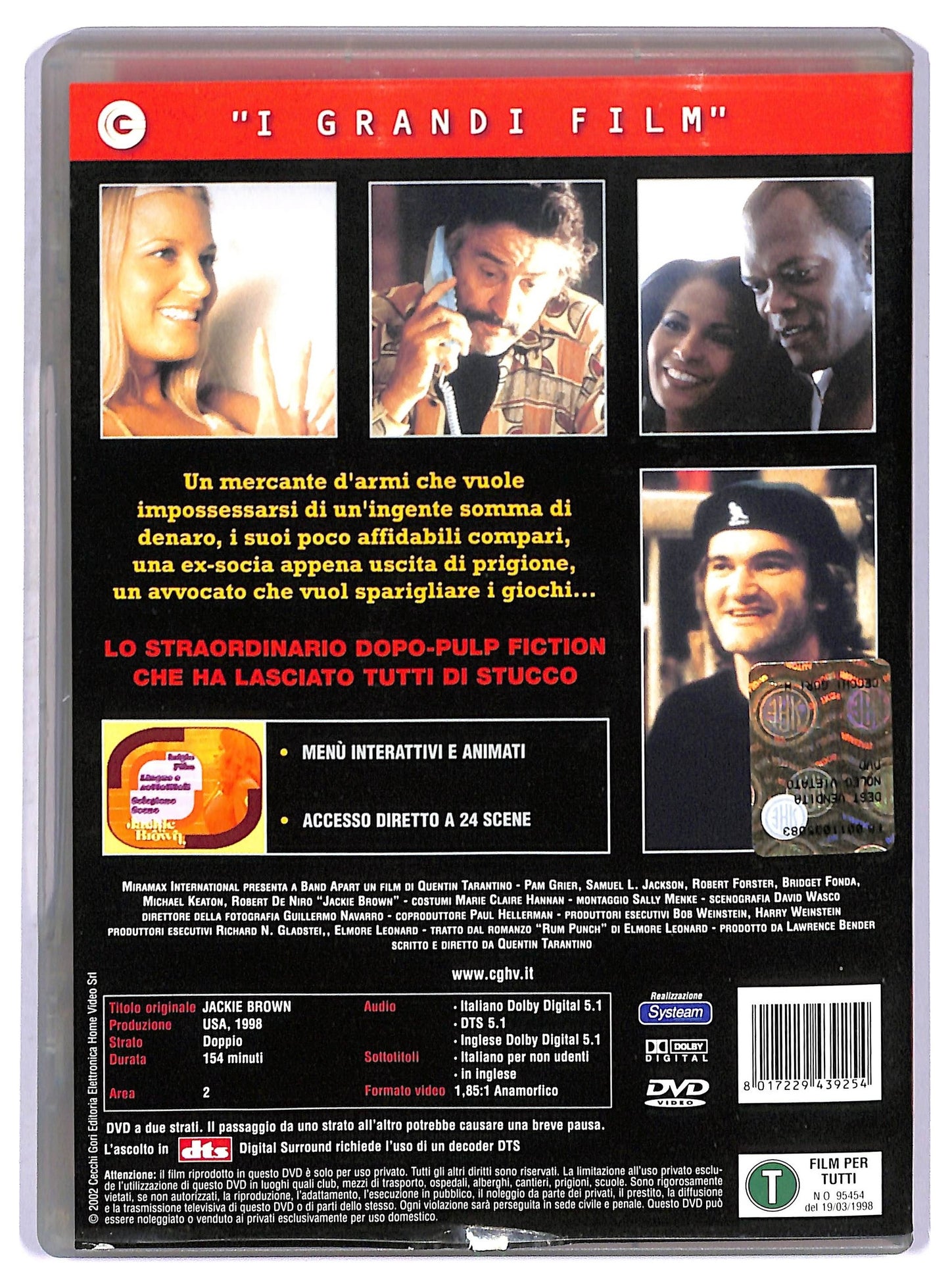EBOND jackie brown DVD D756126