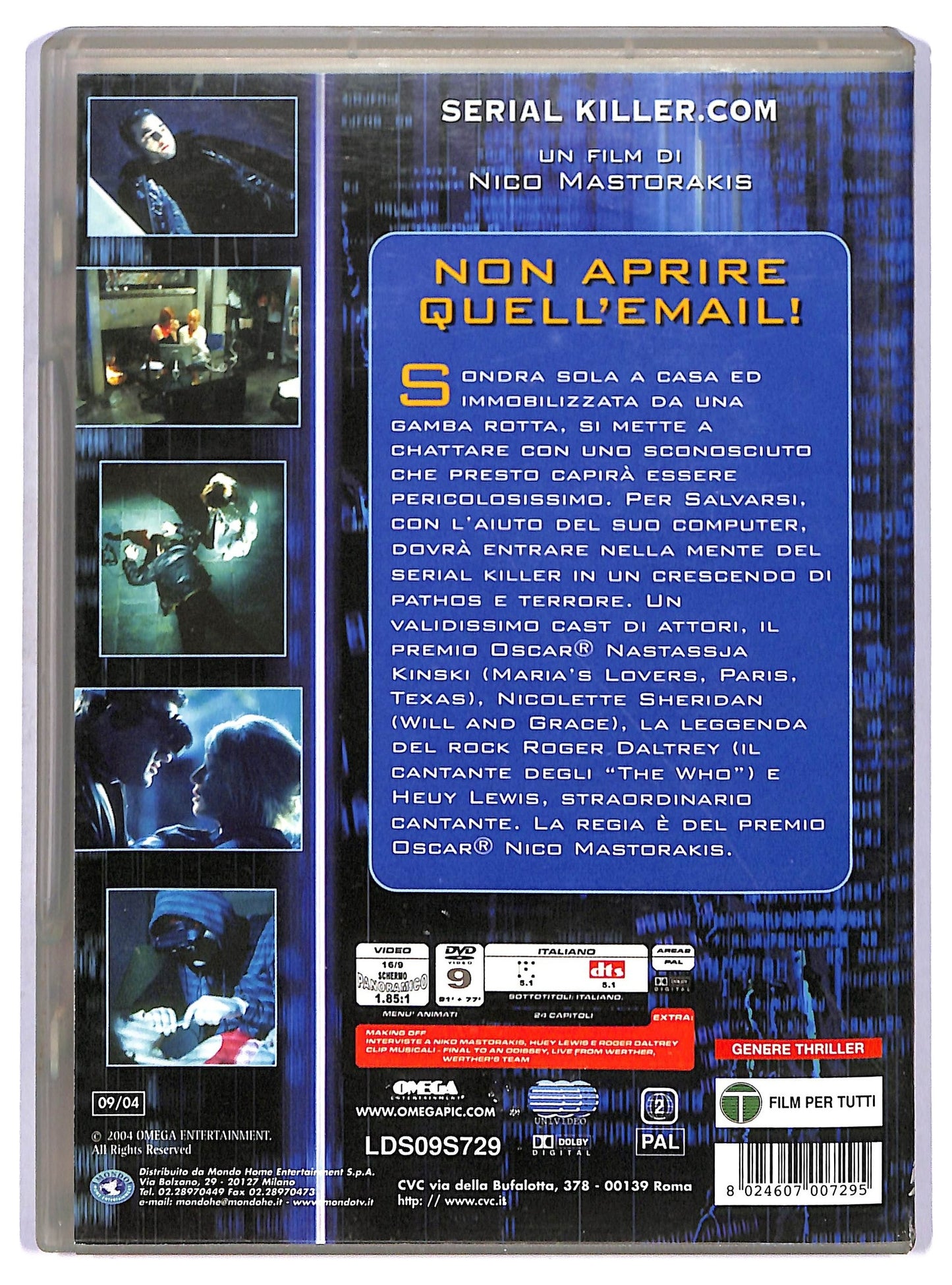 EBOND serial killer.com - copertina tagliata DVD D756155