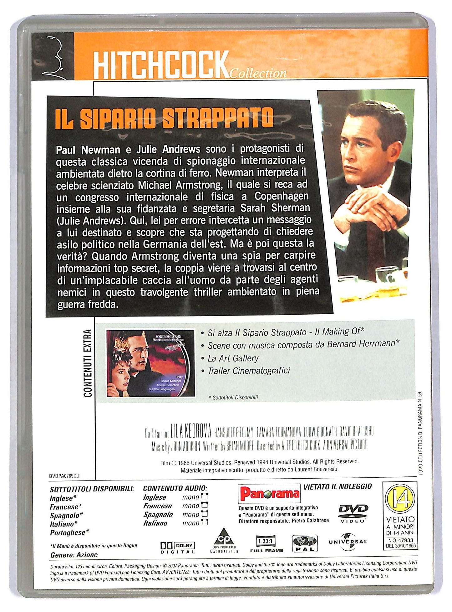 EBOND Il sipario strappato EDITORIALE DVD D756258