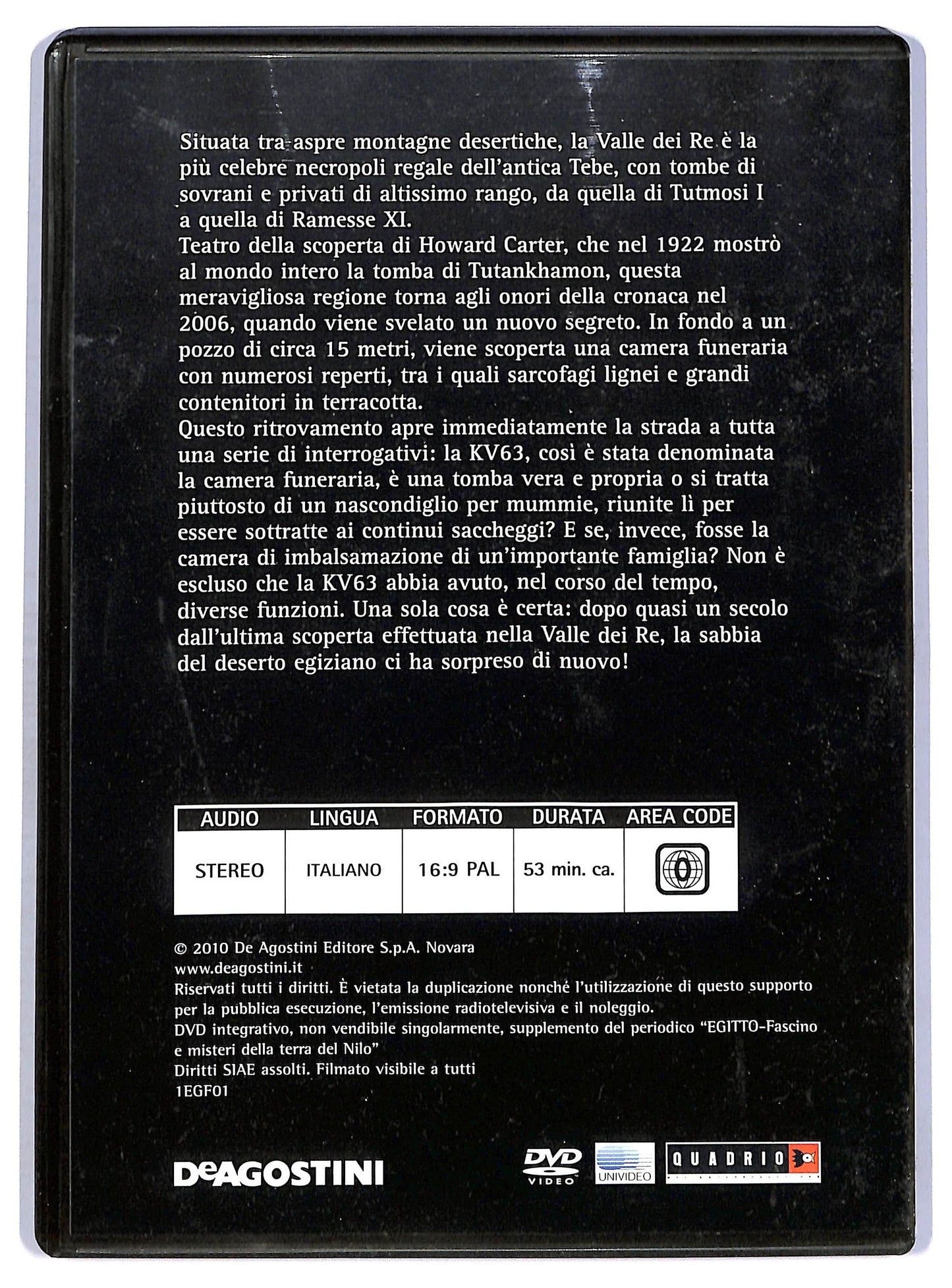 EBOND I segreti della valle dei re EDITORIALE DVD D756607